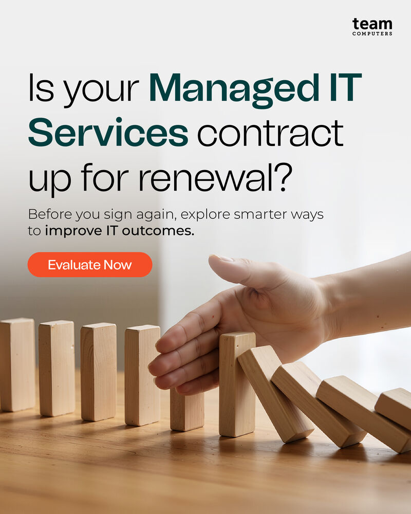 Team Computers Facebook ad: Is Your IT Partner Driving Outcomes or Just Maintenance?