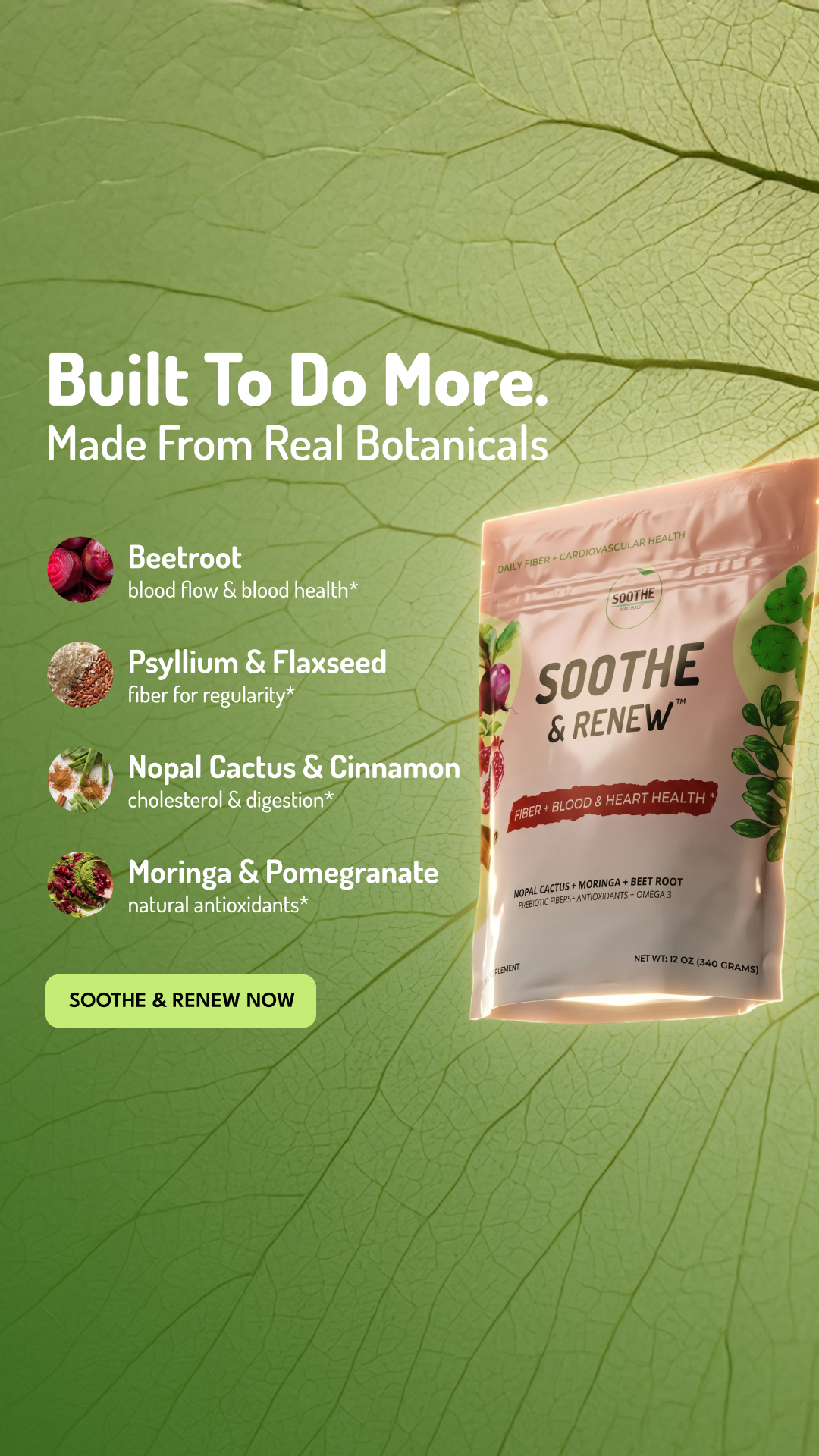 Soothe Naturals Facebook ad