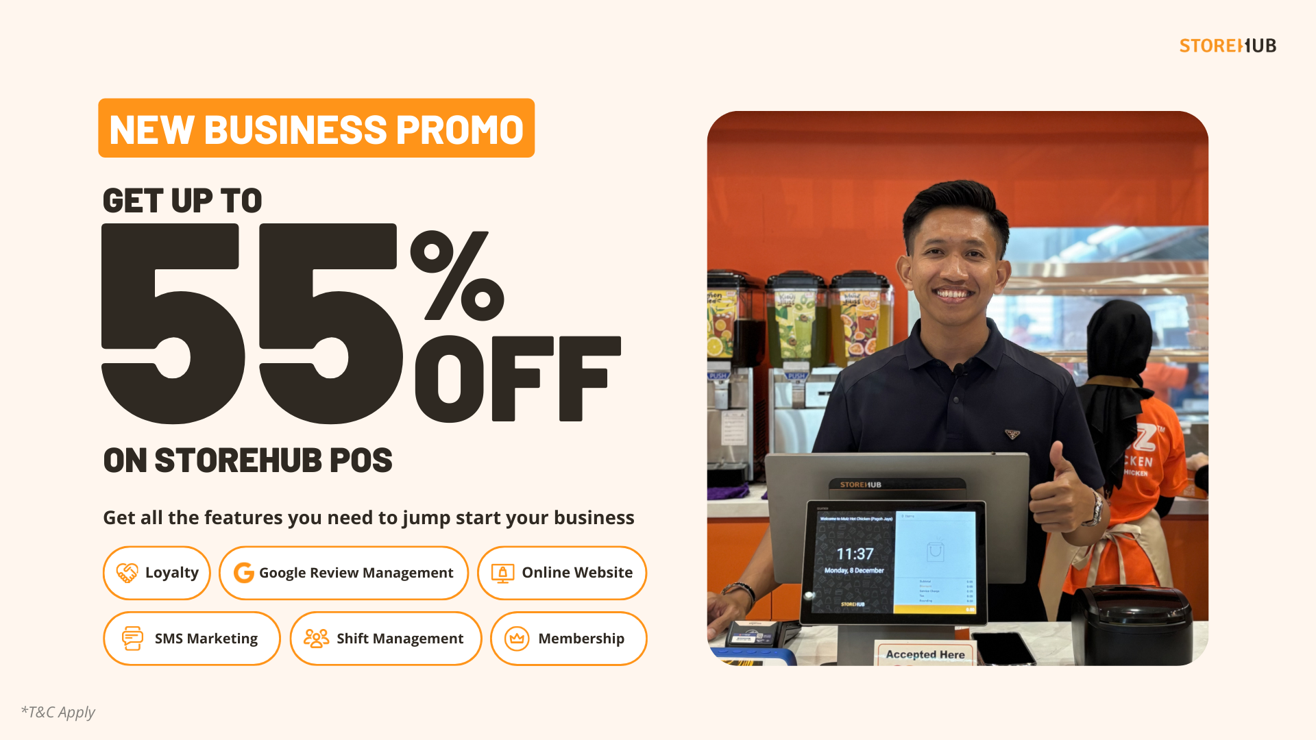 StoreHub Facebook ad