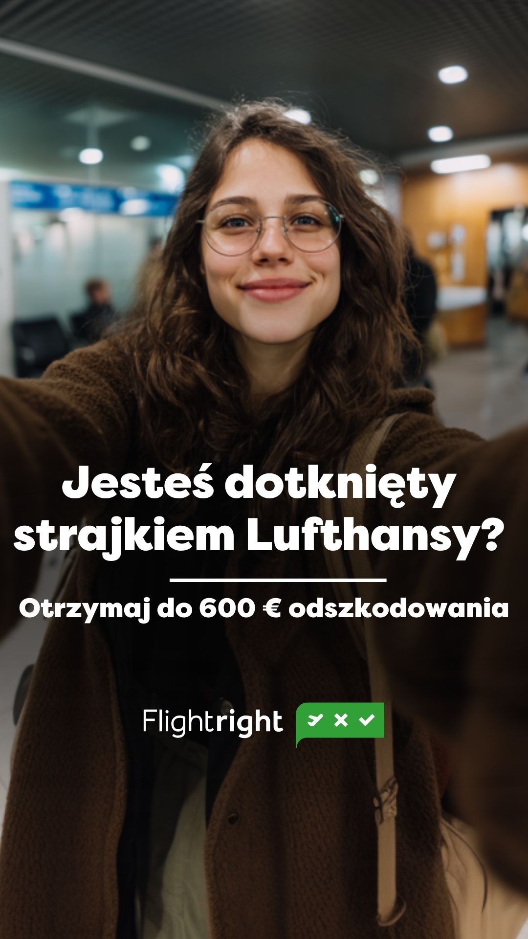 Flightright Facebook ad