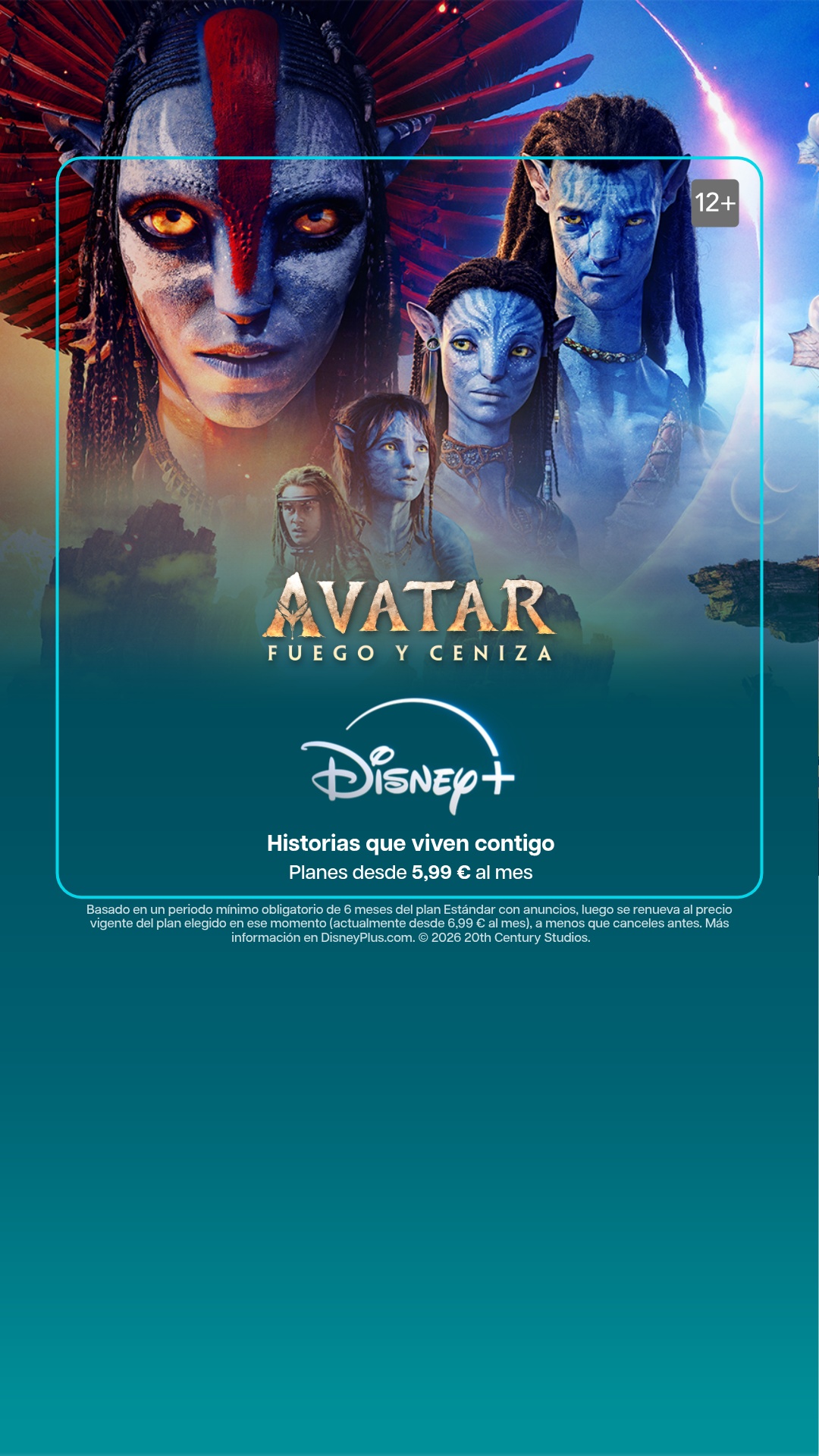 Disney+ Facebook ad: Suscríbete a Disney+