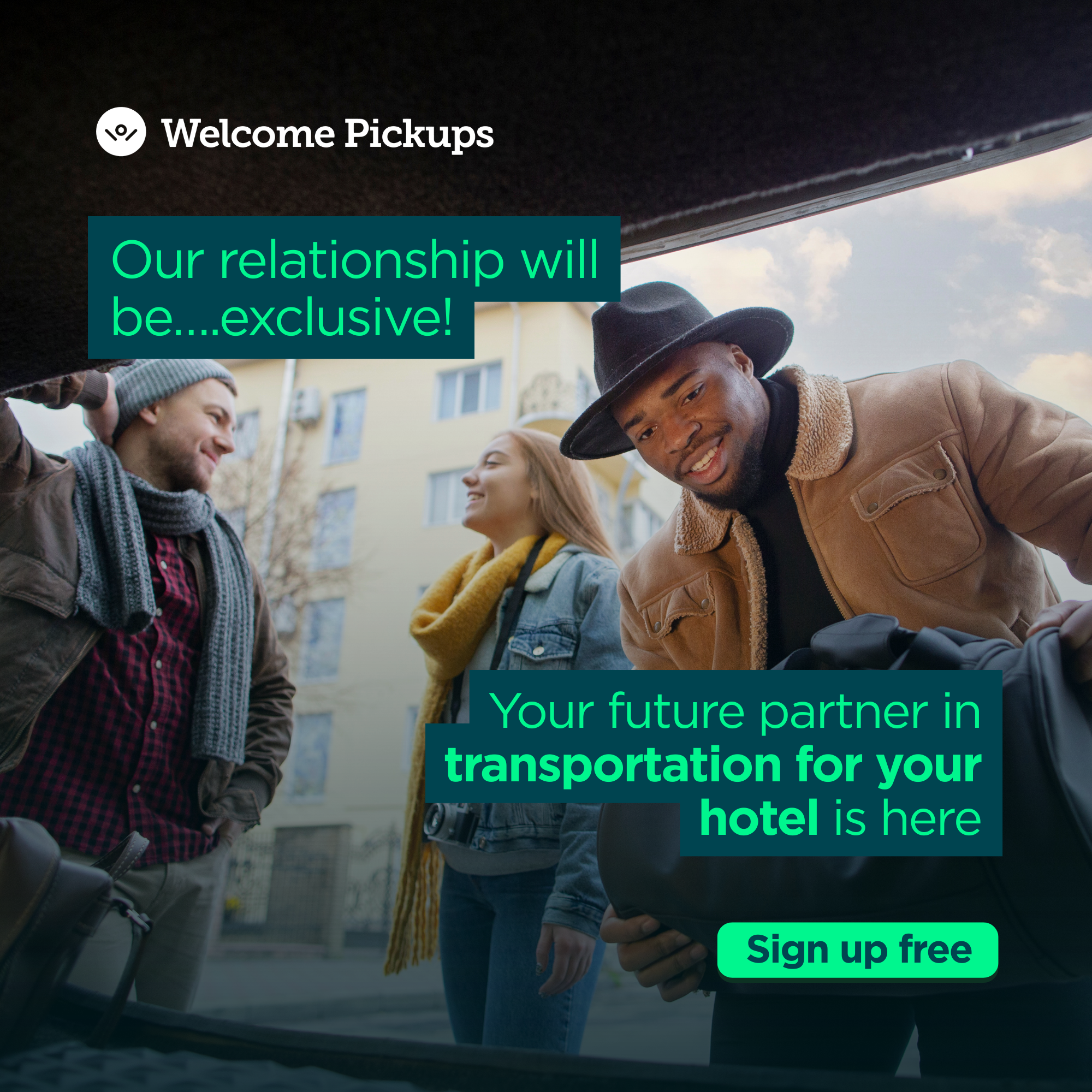 Welcome Pickups Facebook ad