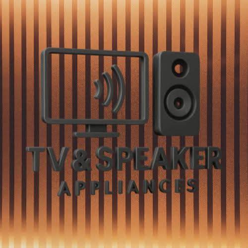 TV & Speaker Appliances Facebook ad: SPEAKER & TV