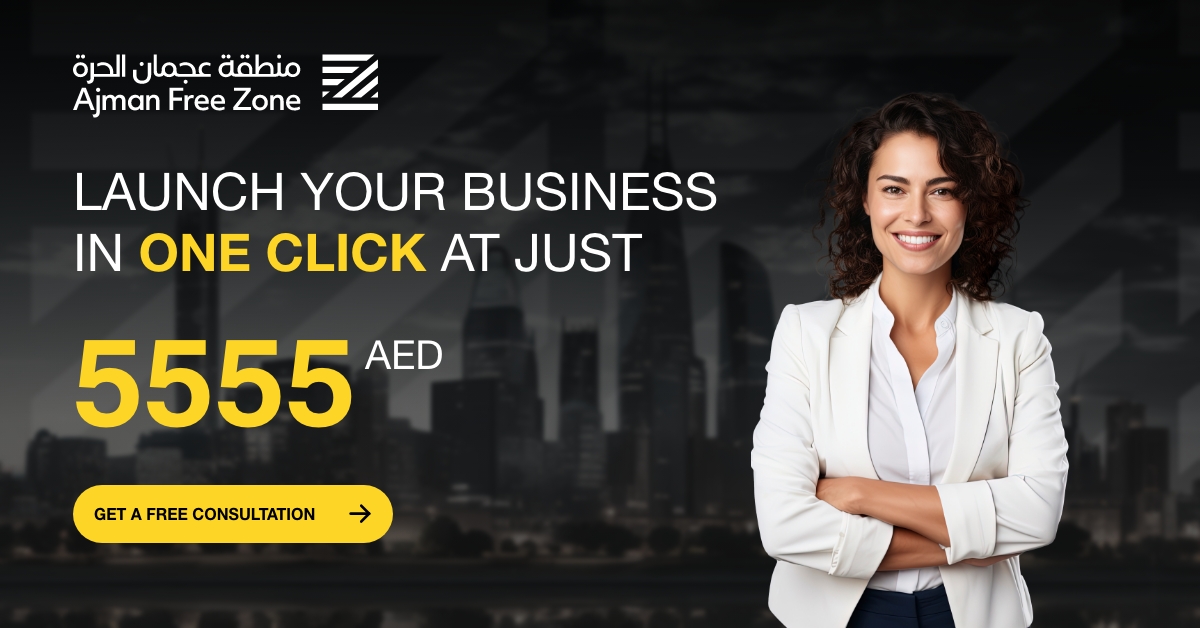 Ajman Free Zone Facebook ad from Sep 23, 2025