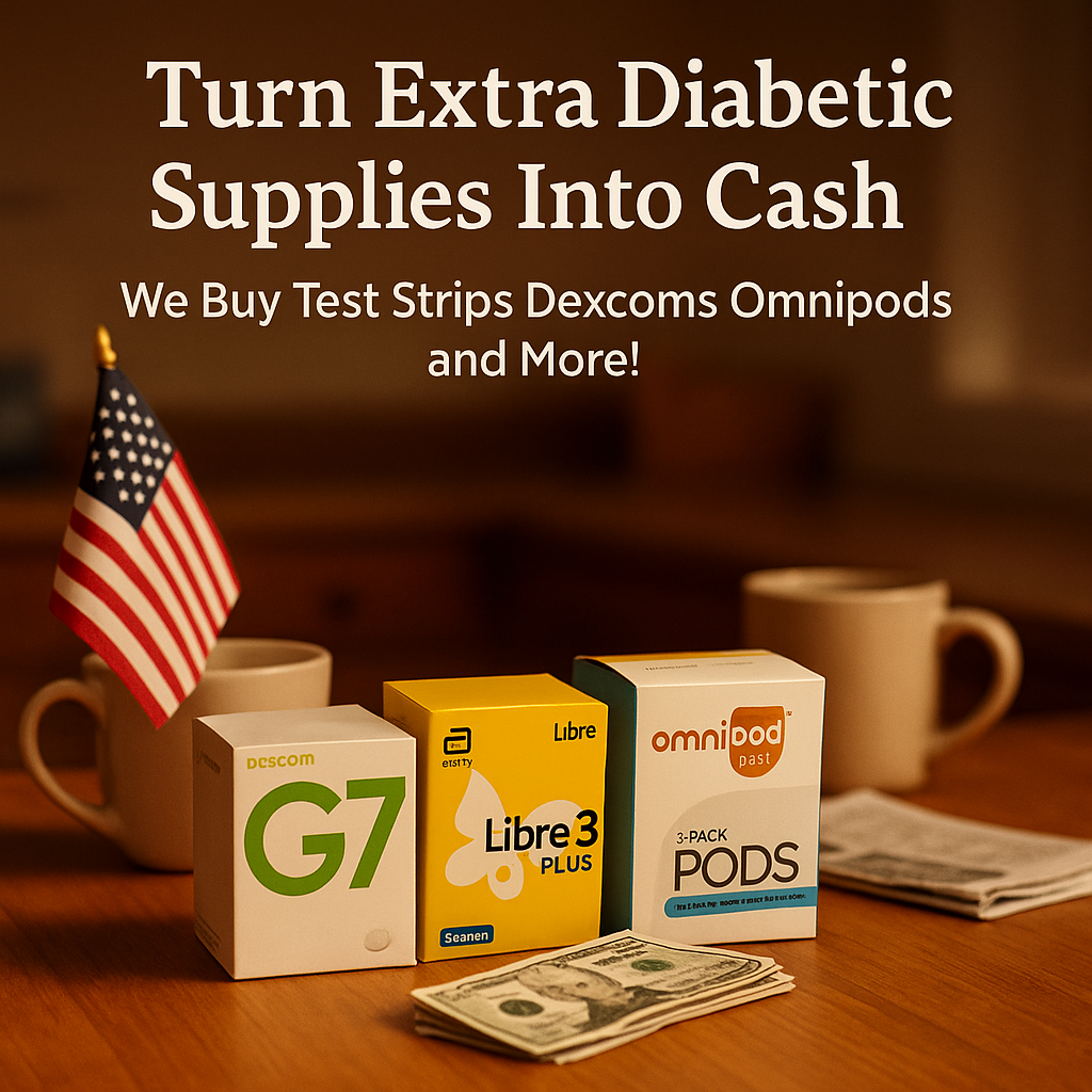 SecondLife Diabetic Exchange Facebook ad: Sell Your Diabetic Supplies Today!