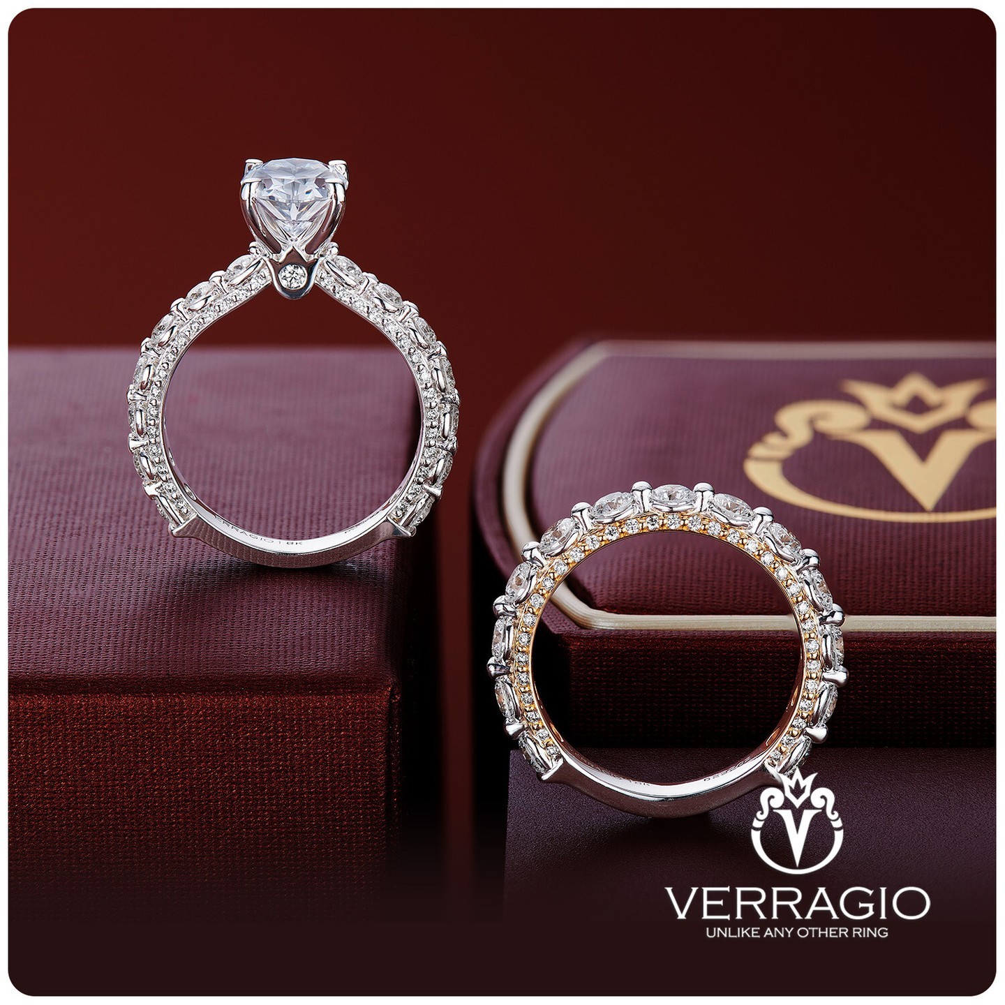 Verragio Engagement Rings and Wedding Bands Facebook ad