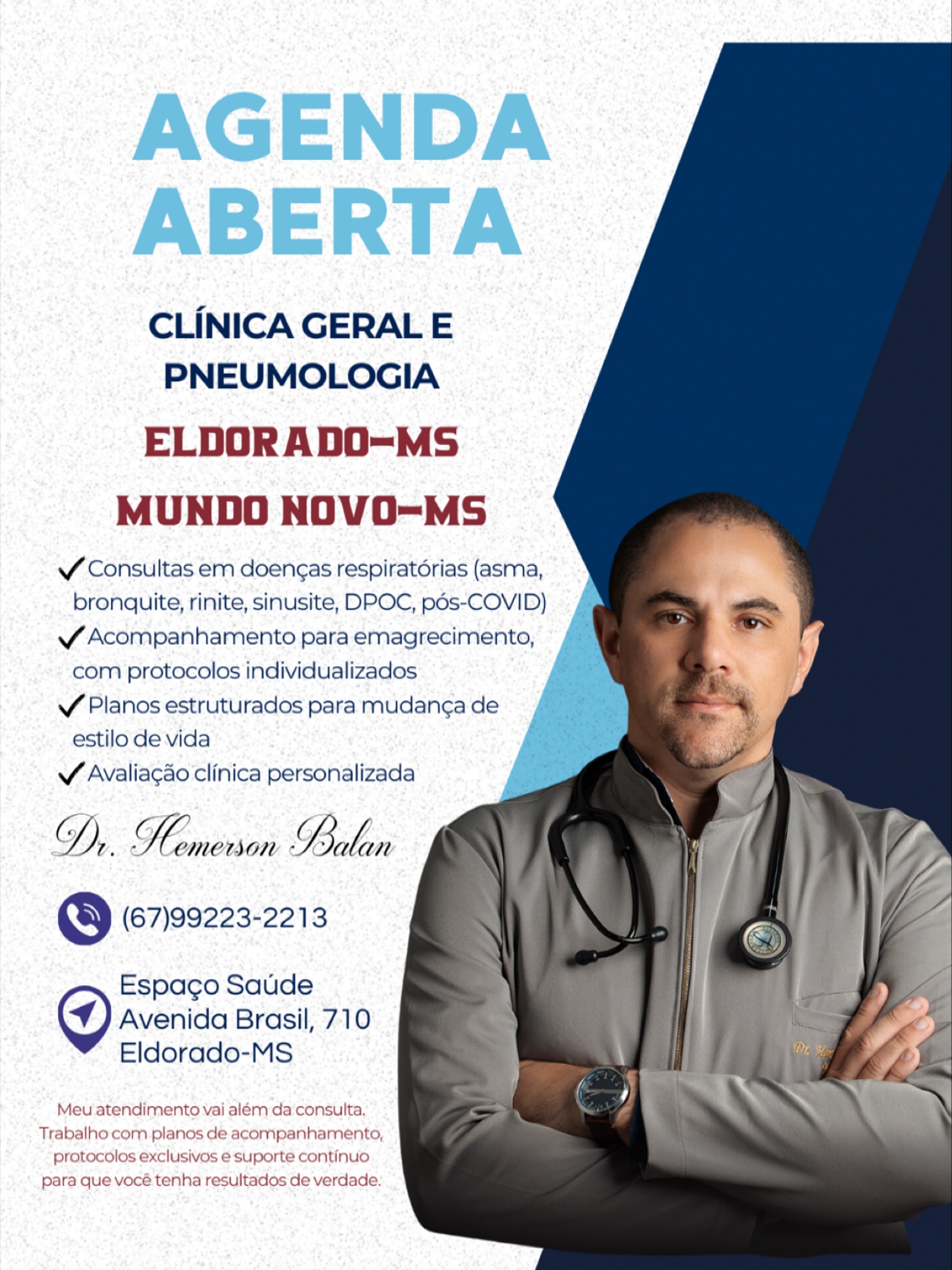 Dr. Hemerson Balan Facebook ad: Agende sua consulta