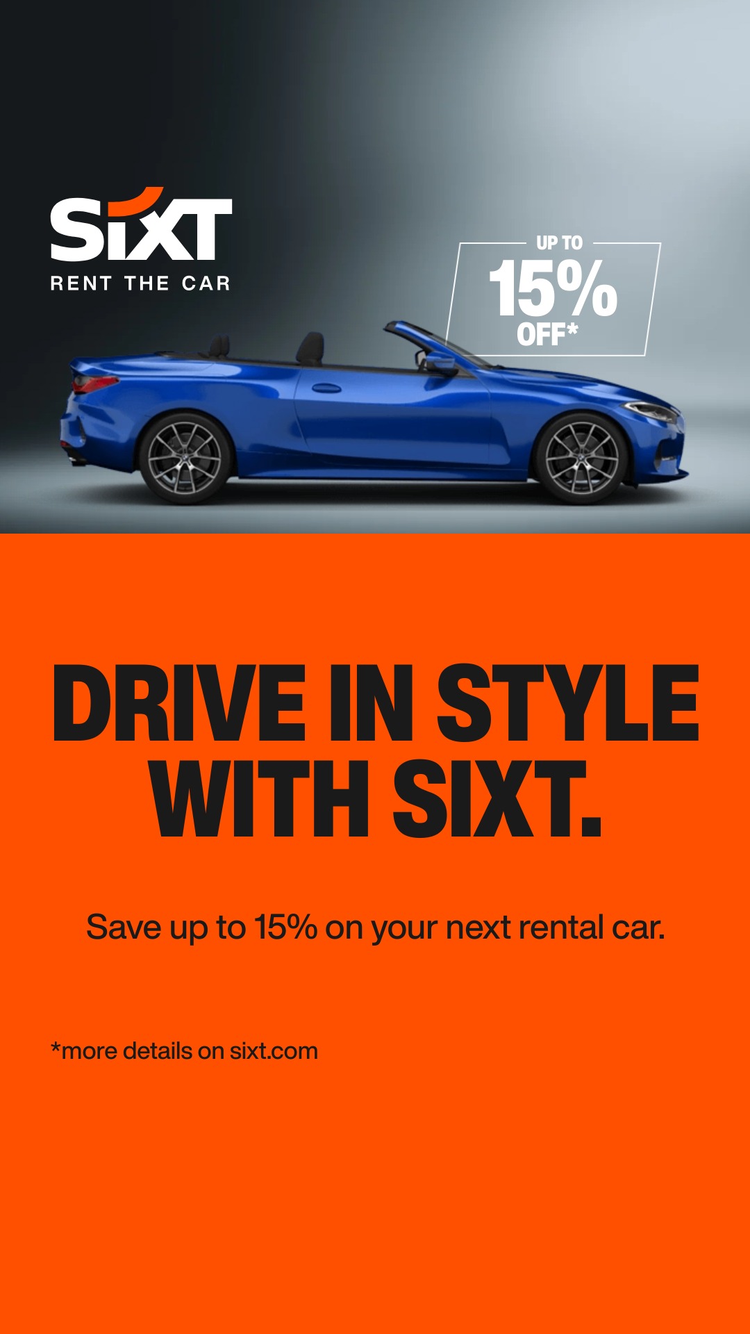 Sixt Facebook ad