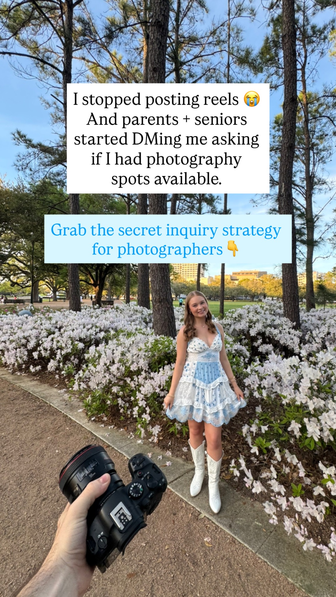 Reed Gallagher Photography Facebook ad: Book 5 Senior Clients in 30 Days