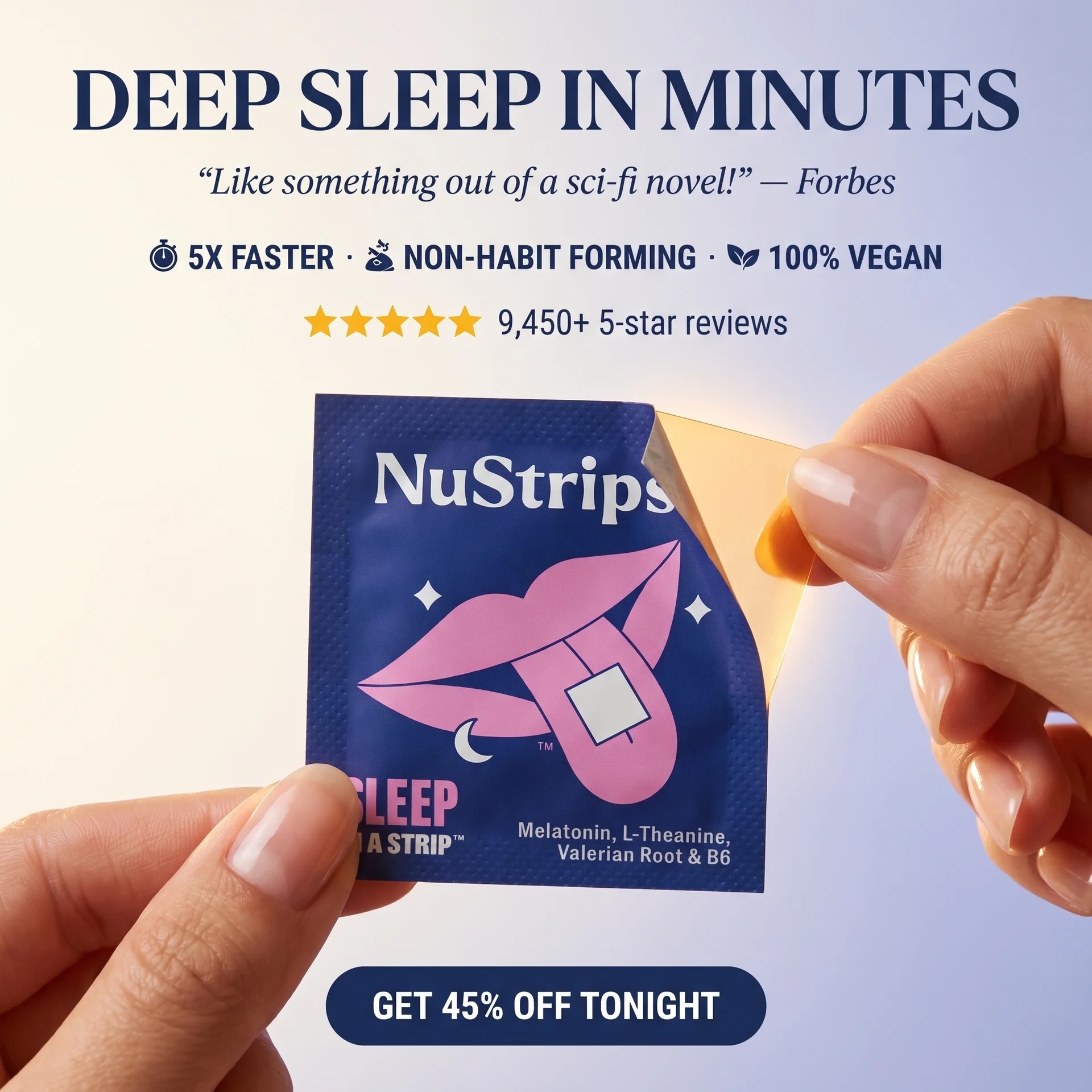 NuStrips Facebook ad