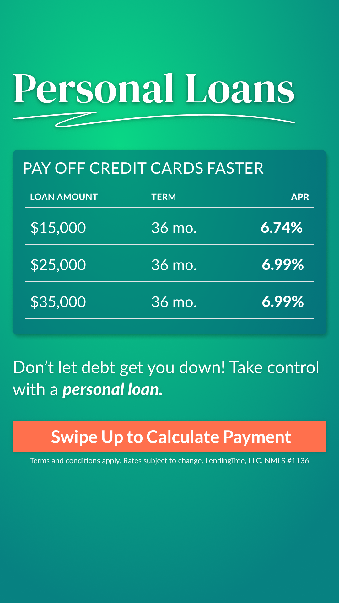 LendingTree Facebook ad