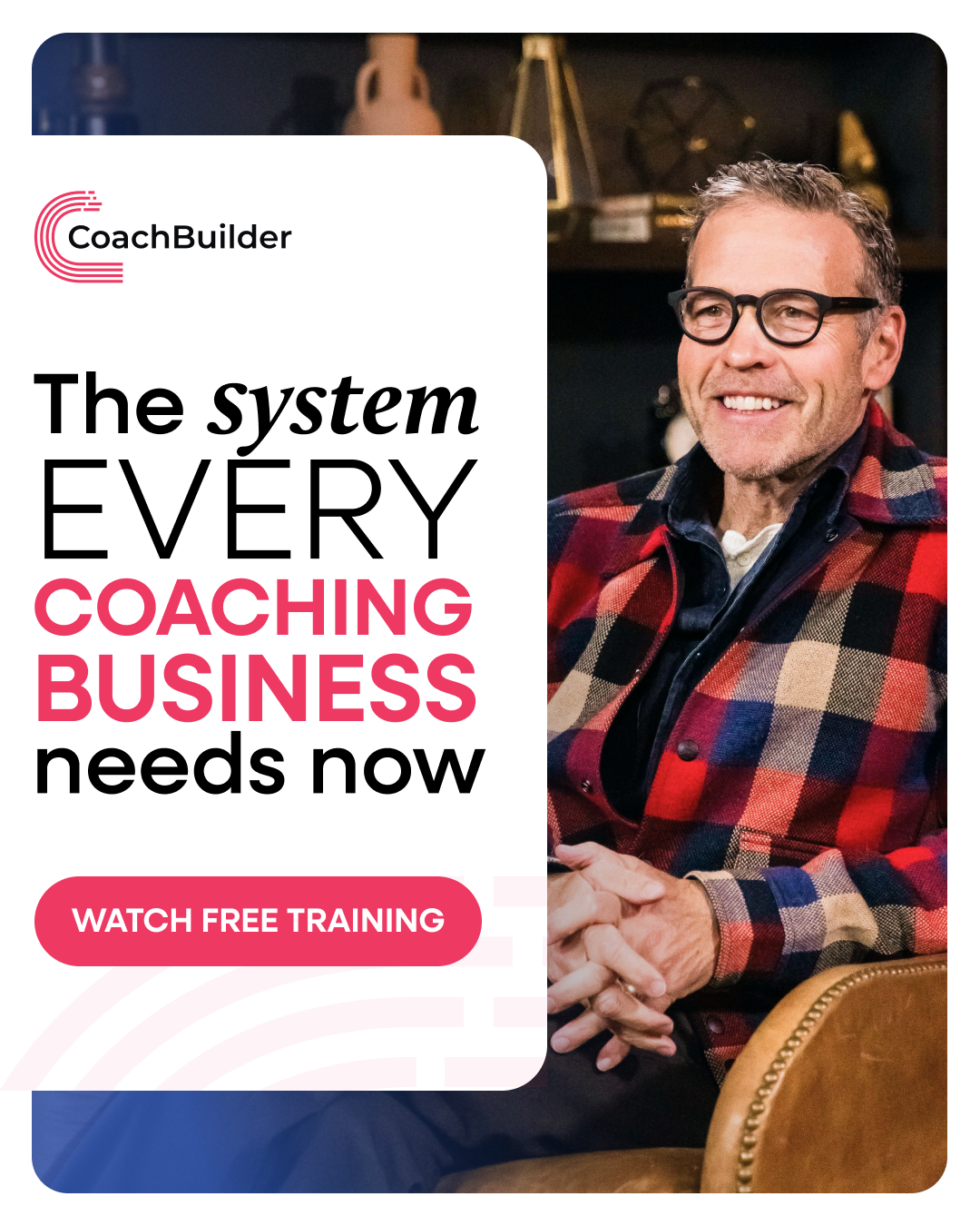 Coach Builder Facebook ad from Apr 16, 2026