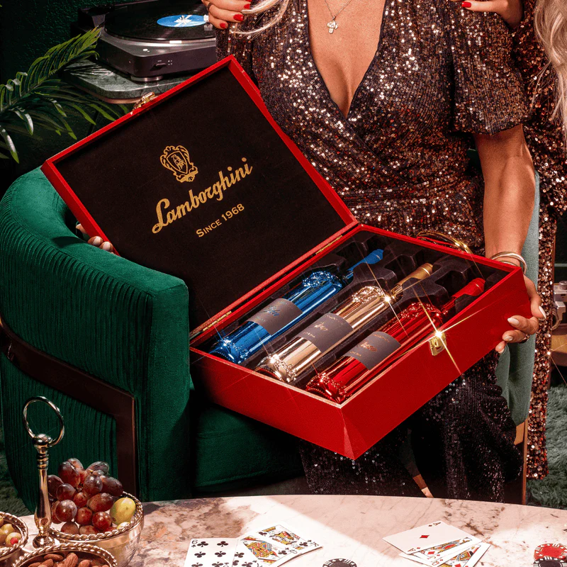 Youbooze Facebook ad: Limited Stock - Lamborghini Wine Luxe Red Collection Gift…