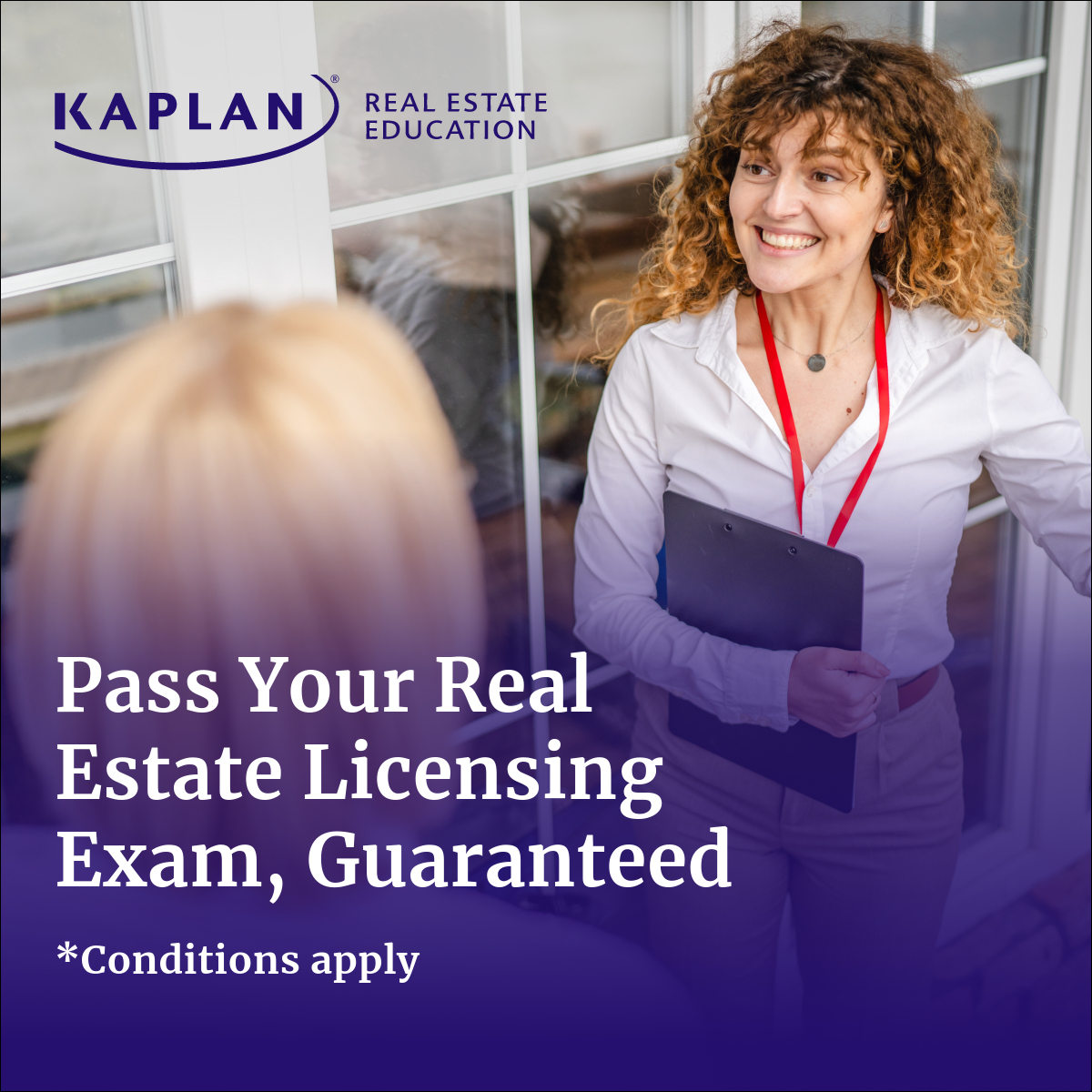 Kaplan Real Estate Education Facebook ad