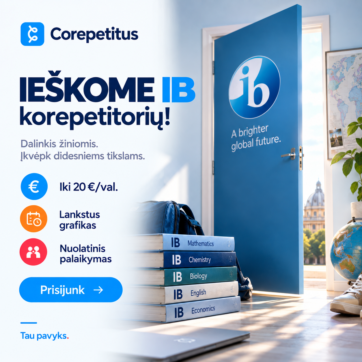Corepetitus Facebook ad
