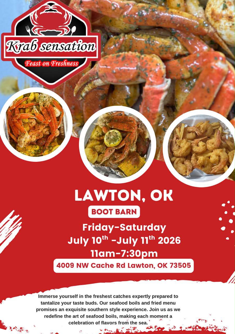 The Krab Sensation & Seafood on the Go. Facebook ad