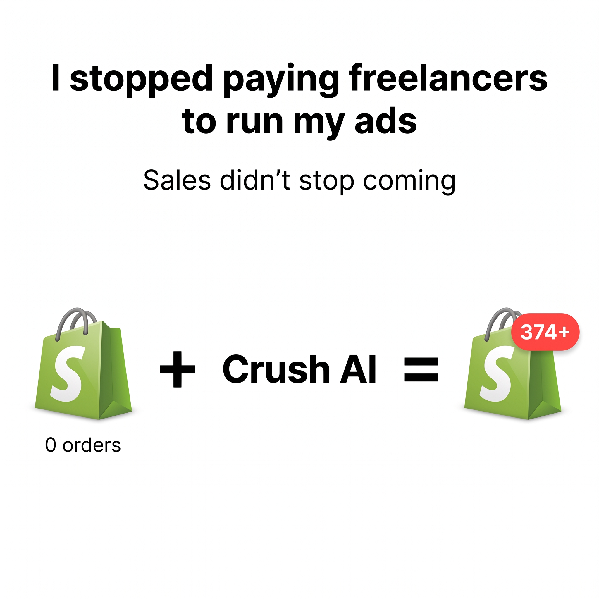 trycrush.ai Facebook ad