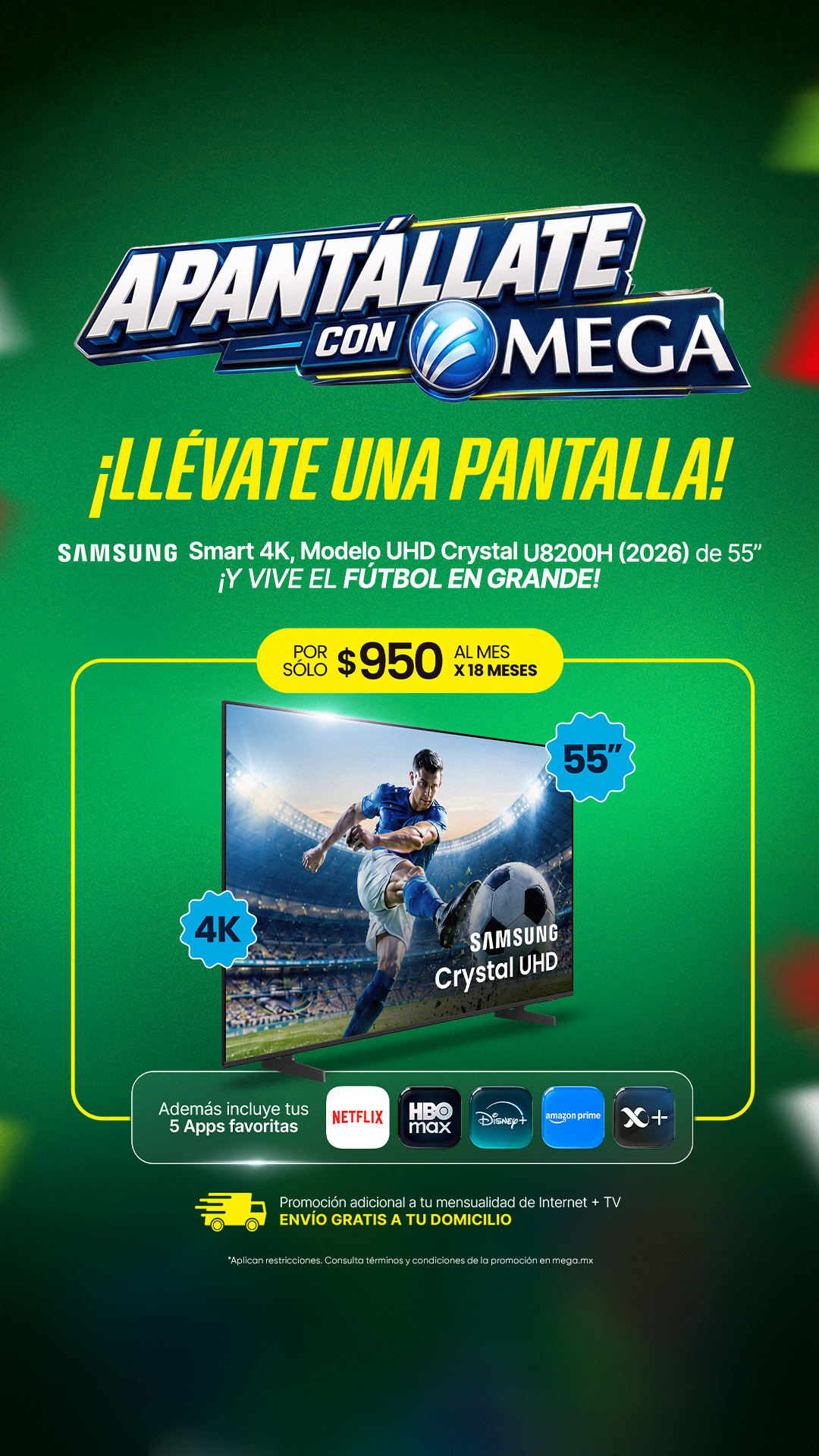 Megacable, Conectamos tu vida Facebook ad