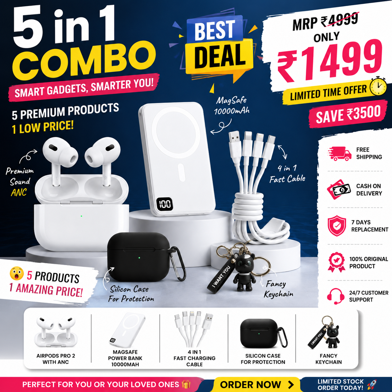 The Apex Wear Facebook ad: FREE Cash on Delivery Available