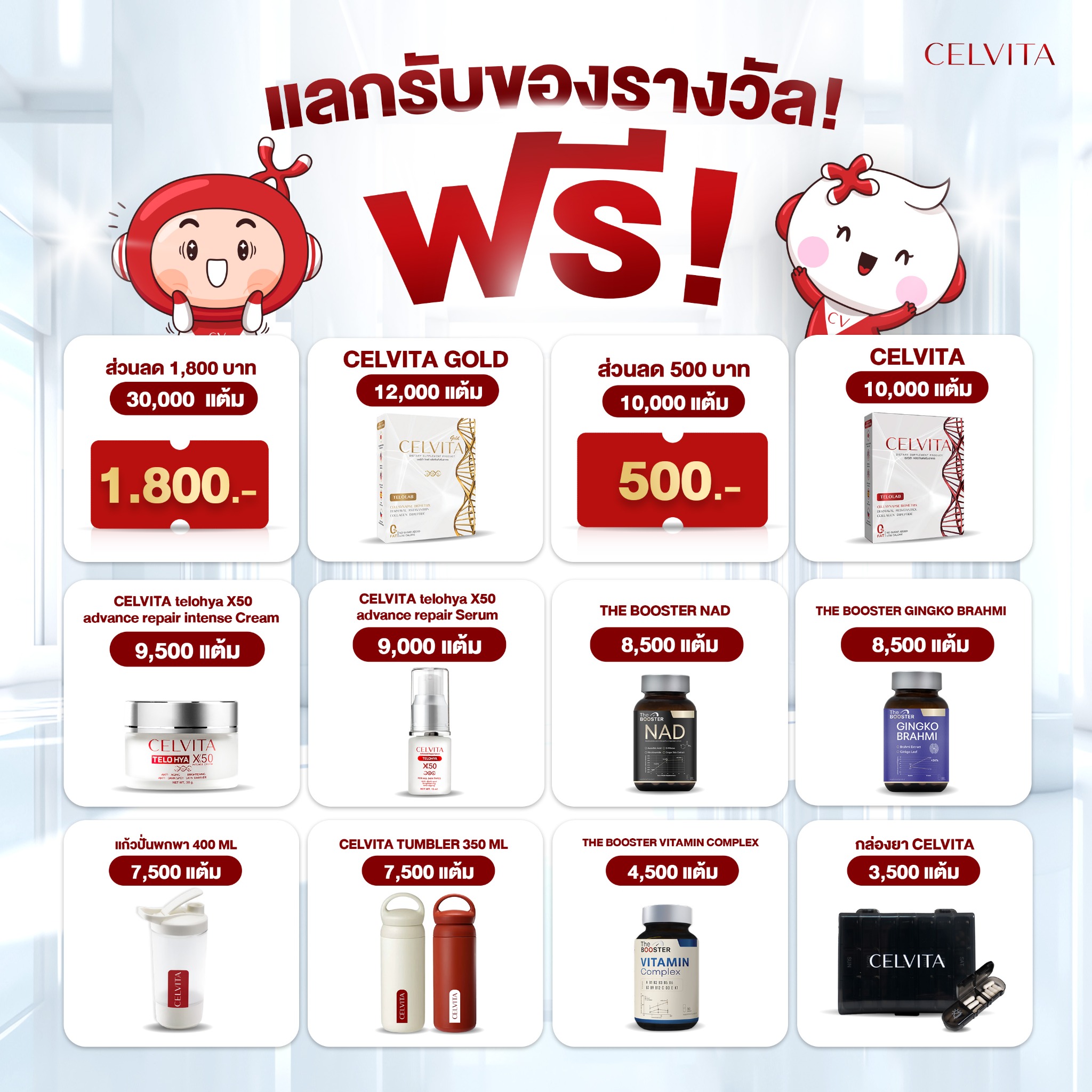 Celvita Telolab Thailand อาหารเสริมบำรุงเซลล์ย้อนวัยระดับโครโมโซม Facebook ad