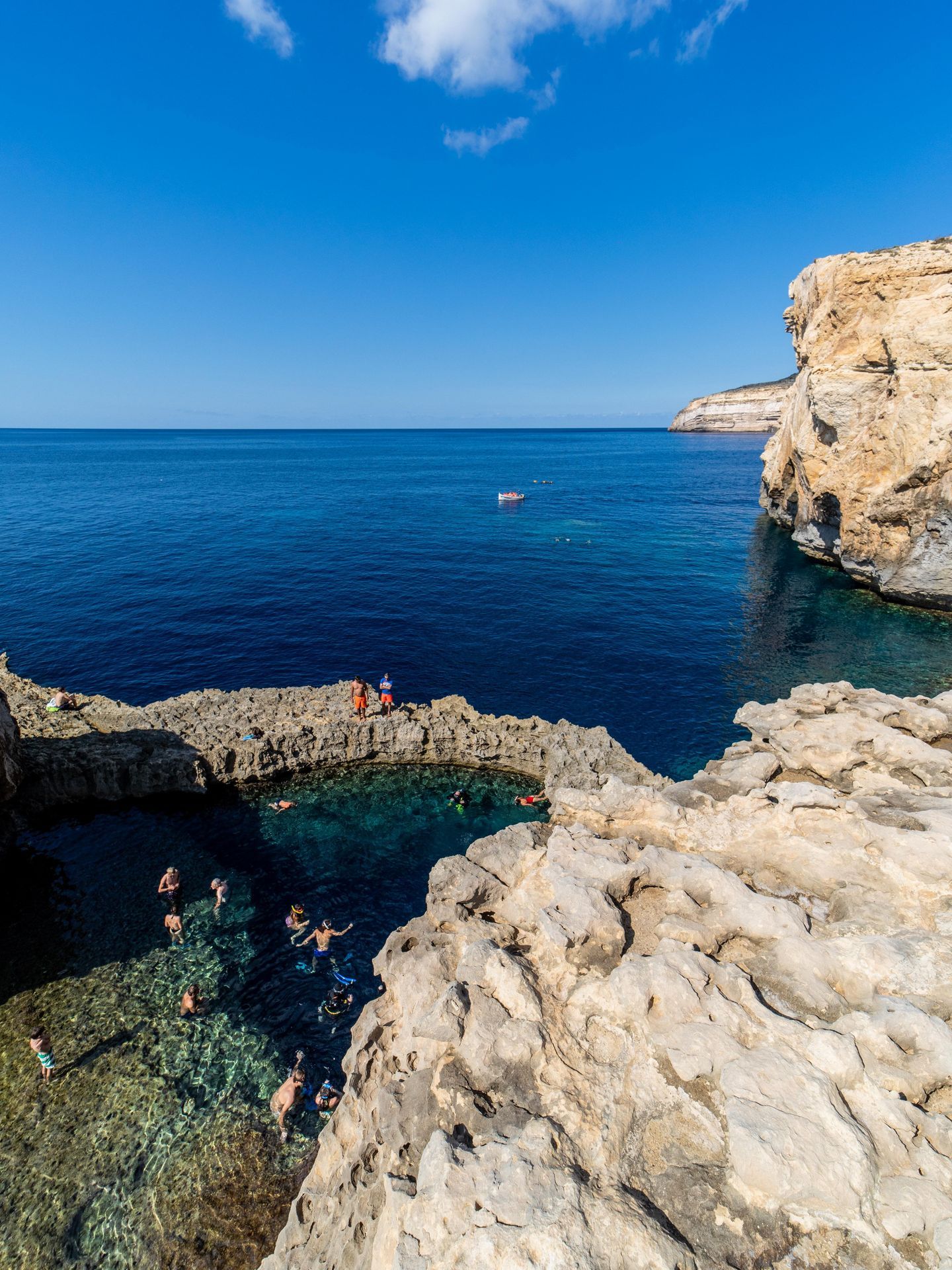 VisitGozo.com Facebook ad: Many divers visit the Blue Hole, as it…