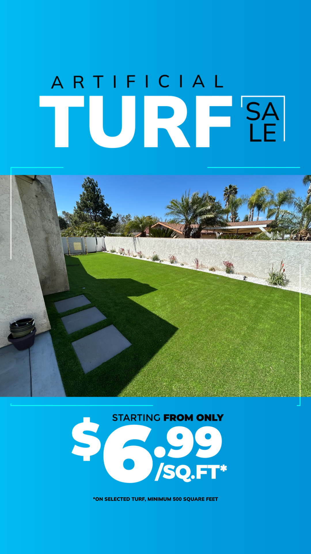 California Turf & Landscape Design Facebook ad from Feb 4, 2026