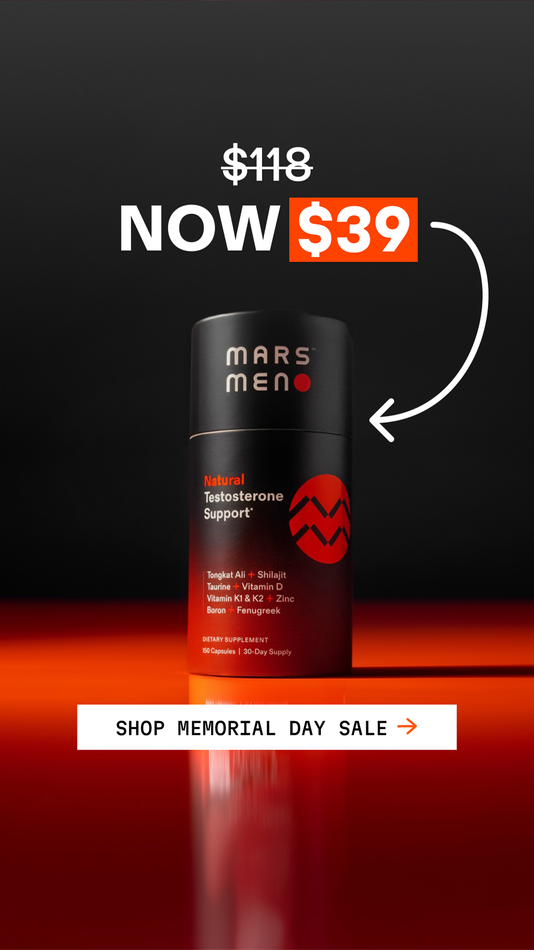 Mars Men Facebook ad