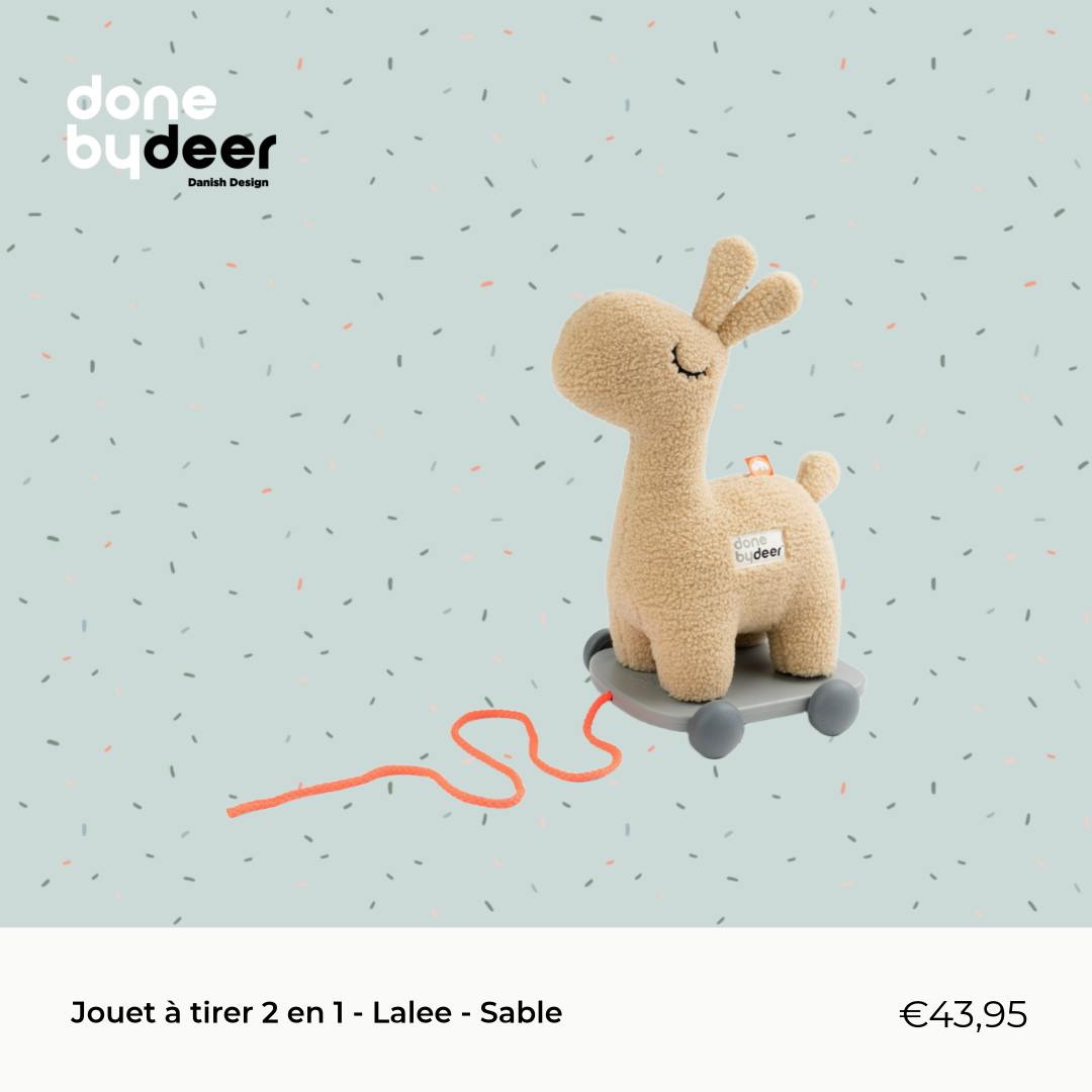 Done by Deer Facebook ad: Des jeux sensoriels et moments sur le ventre…