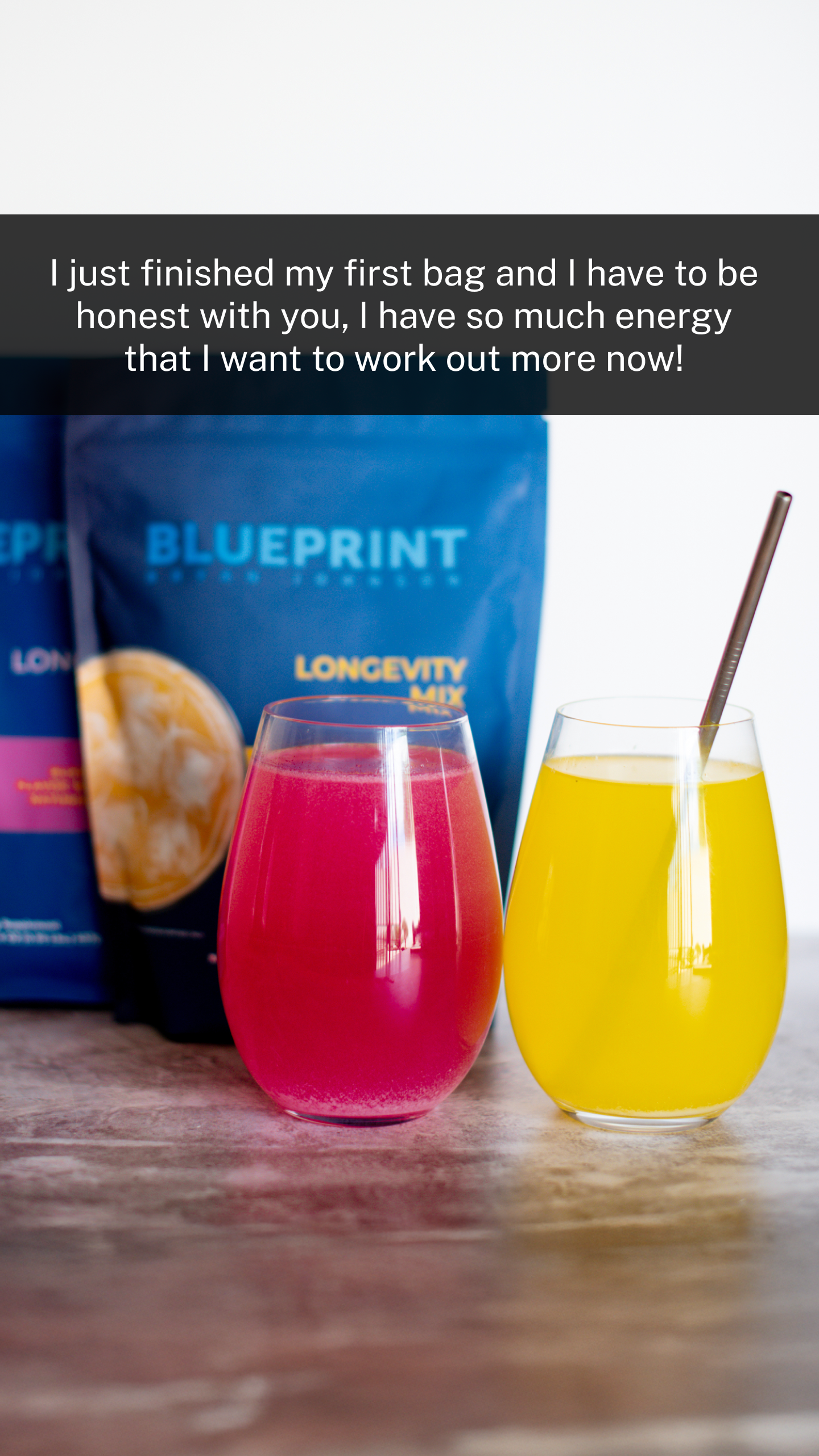Blueprint Longevity Facebook ad