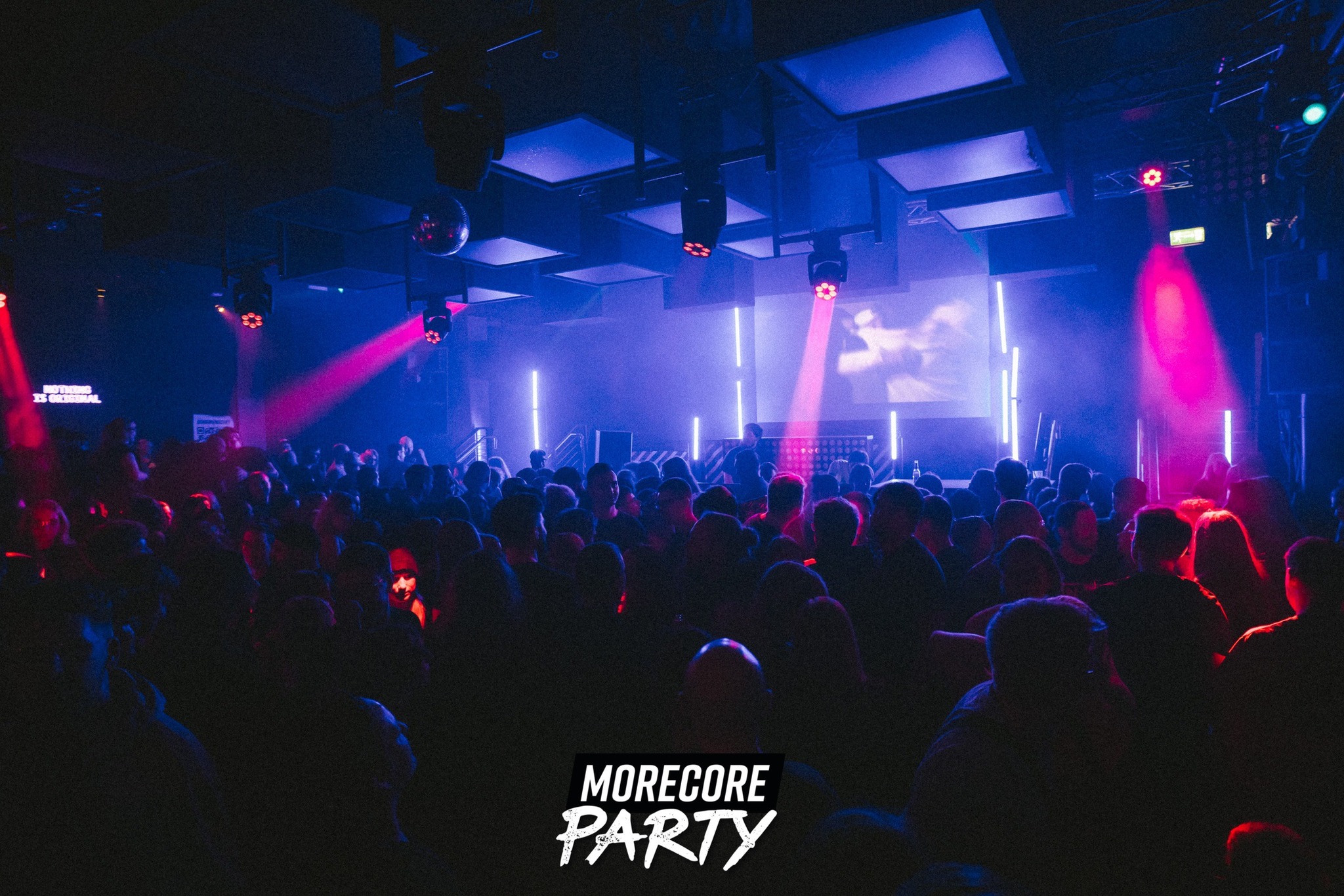 MoreCore.de Facebook ad: MoreCore Party Bielefeld - auf 3 Floors