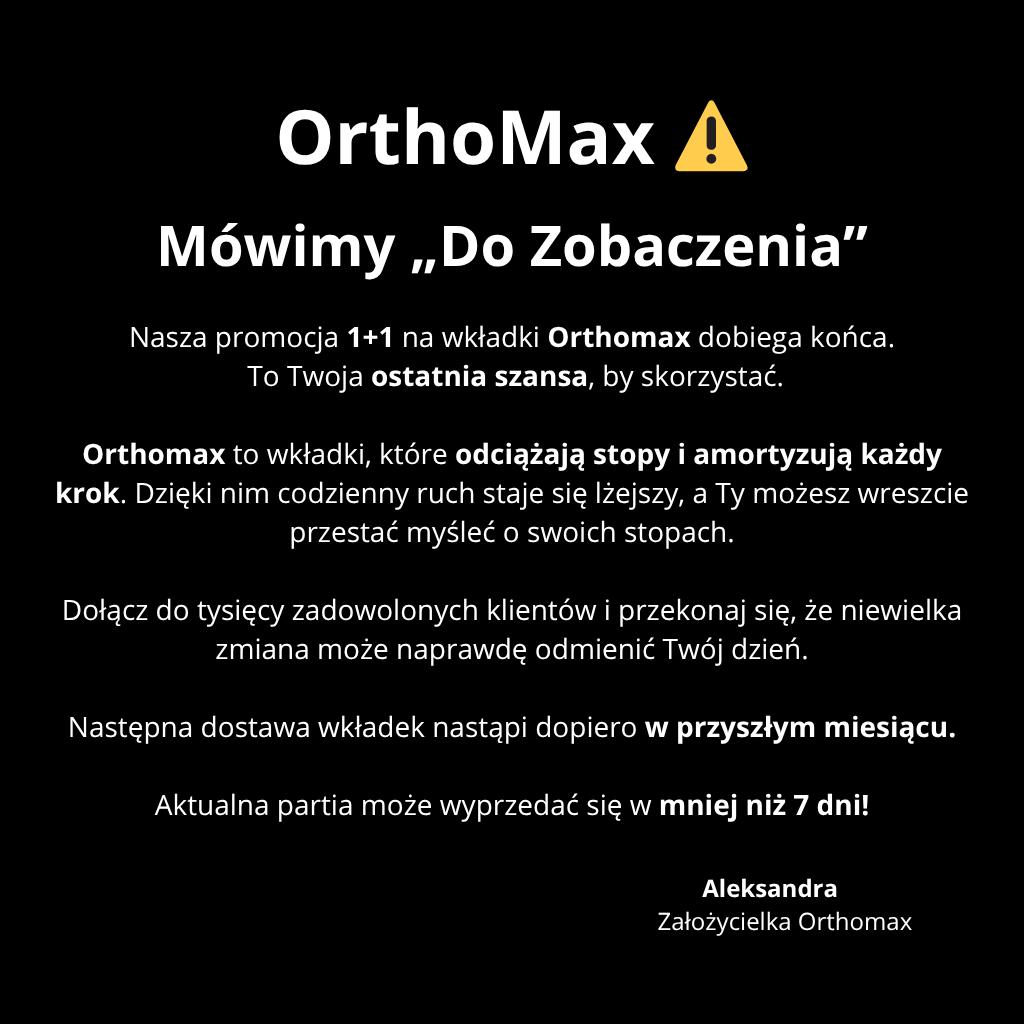 Orthomax Facebook ad