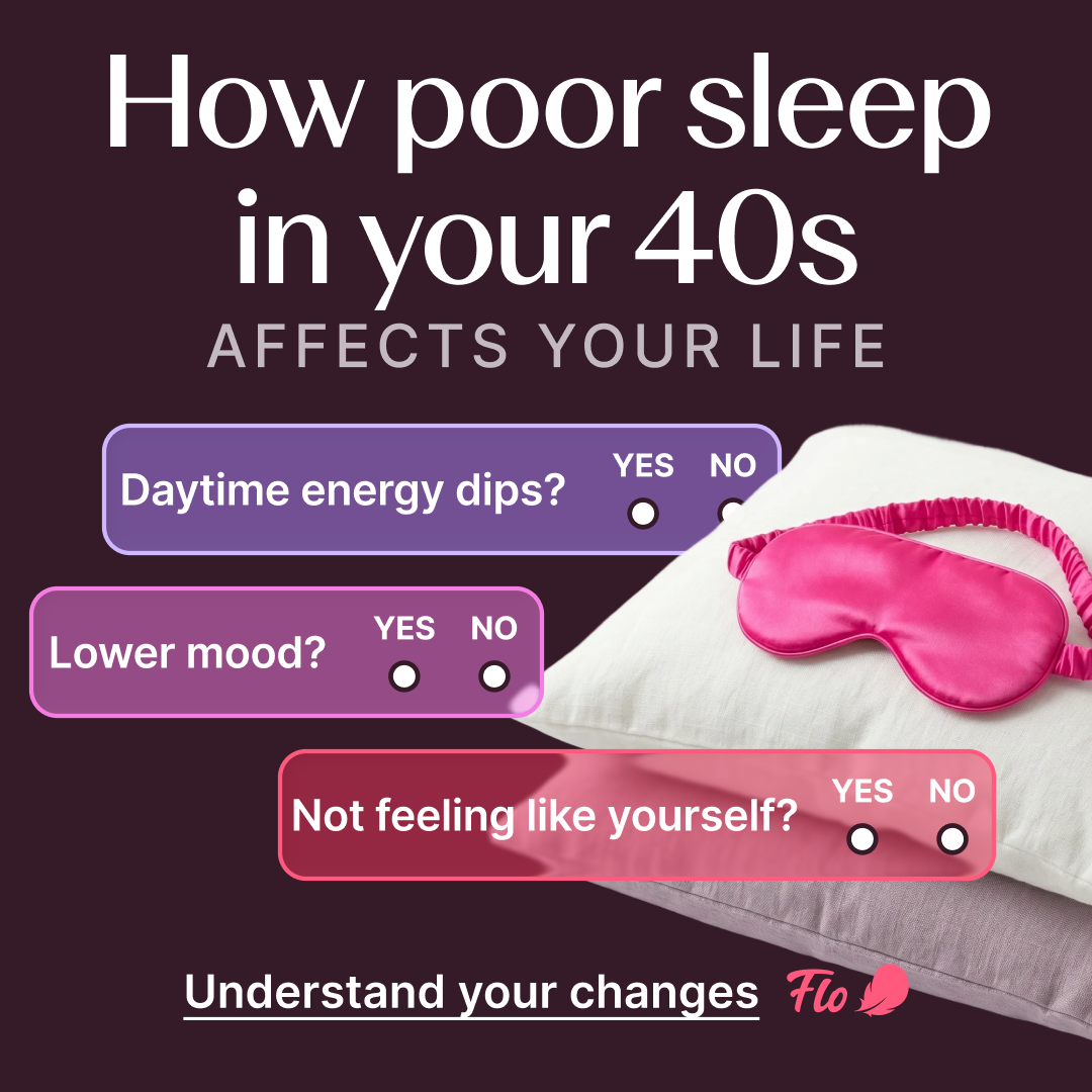Flo Health App Facebook ad: Try Flo and never look back