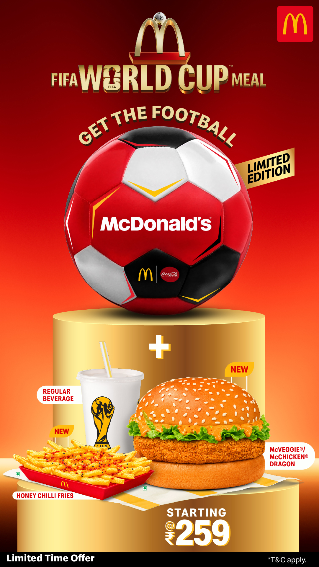 McDonald's India Facebook ad from Jul 2, 2026