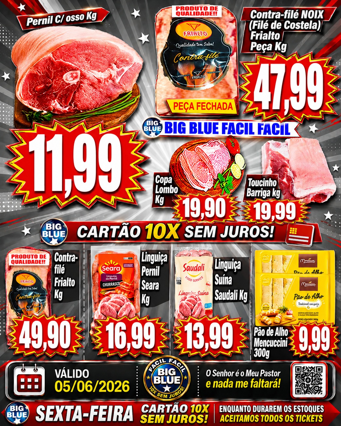 Supermercado Big Blue 1 Facebook ad: Big Blue Supermercado.