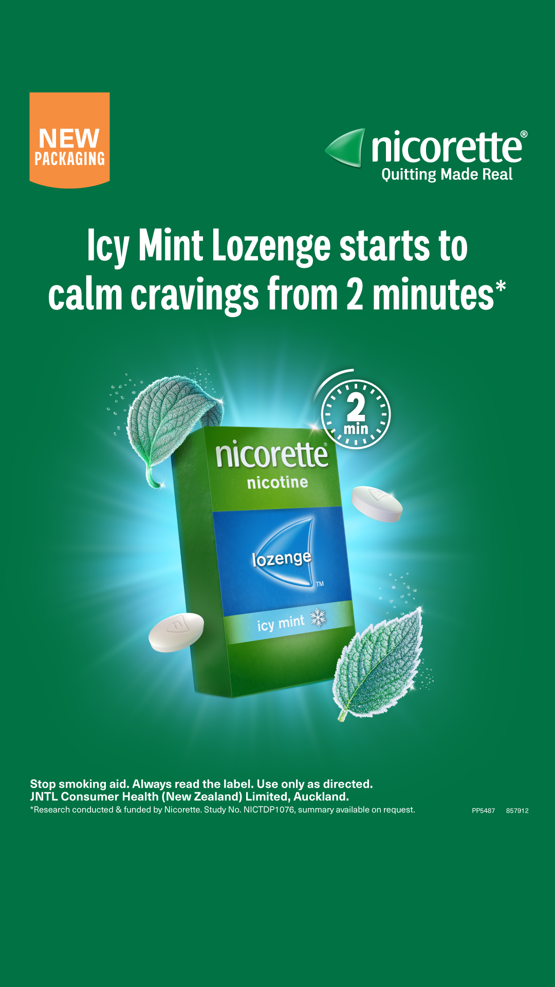 Nicorette ANZ Facebook ad