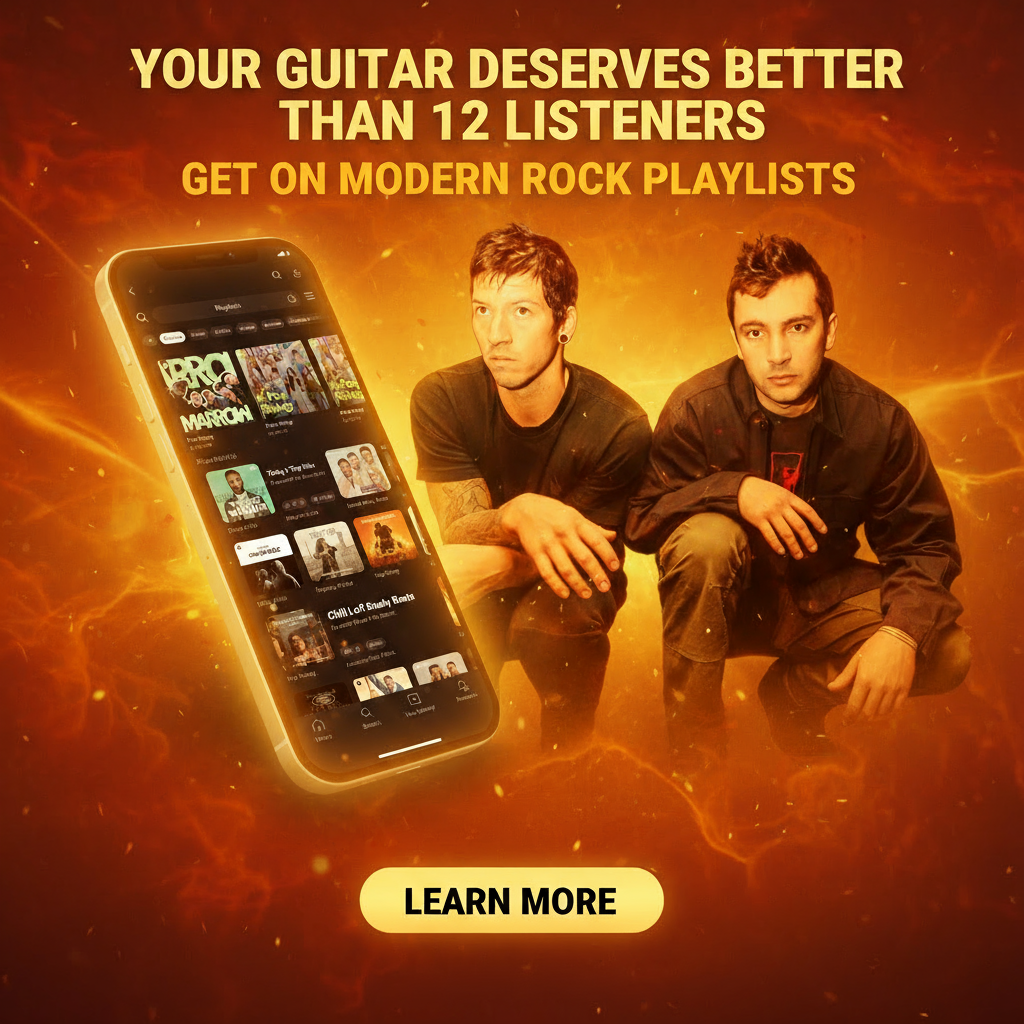 Playlist Booker Facebook ad