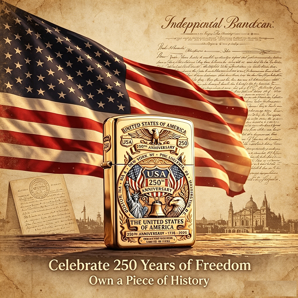 Orengei Facebook ad: USA 250th Anniversary Lighter