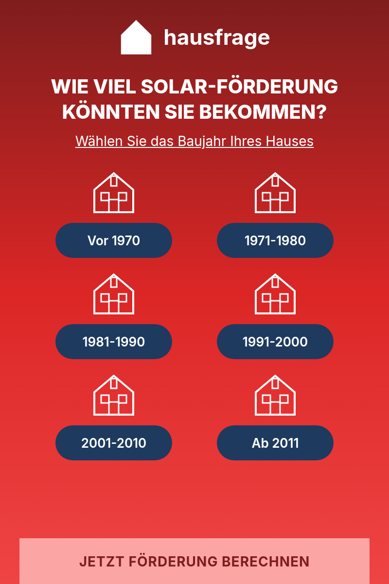 Hausfrage Facebook ad