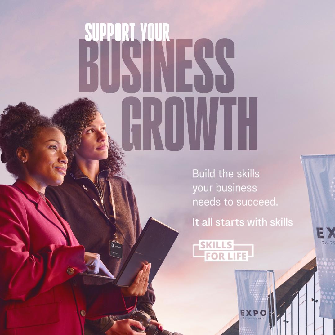 Skills Support for Employers Facebook ad