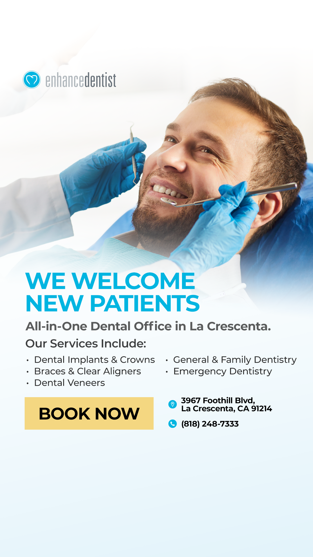 Enhance Dentist Facebook ad