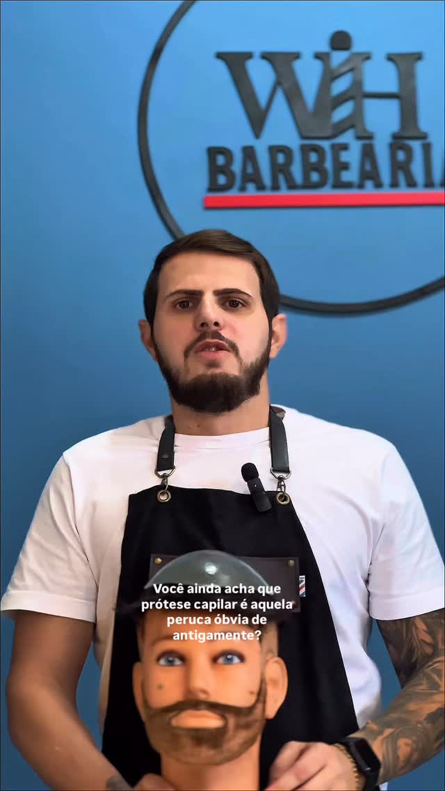 Barbearia WH Facebook ad: A prótese capilar de hoje não tem absolutamente…