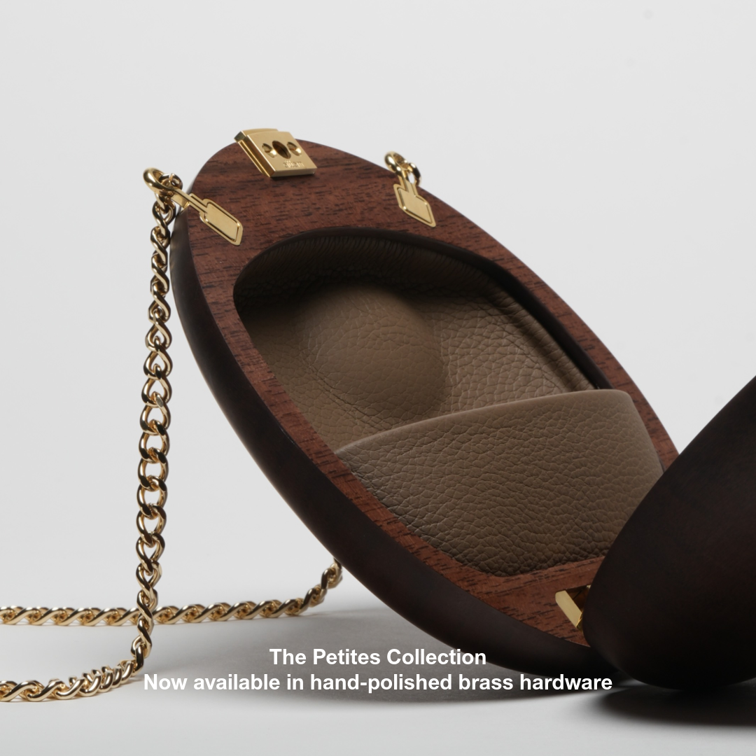 Eittem Facebook ad: Now available: solid brass hardware brings a warmer…