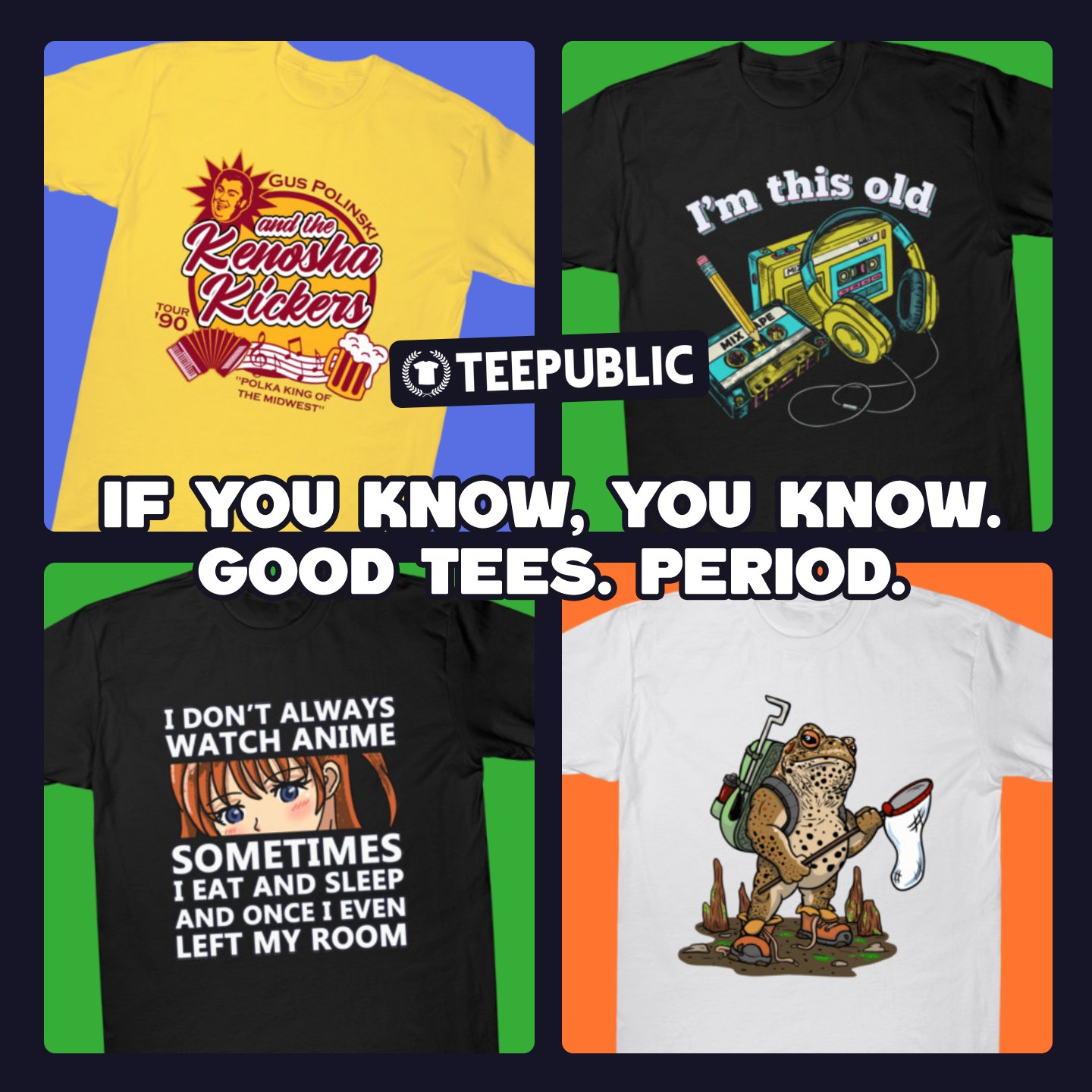 TeePublic.com Facebook ad