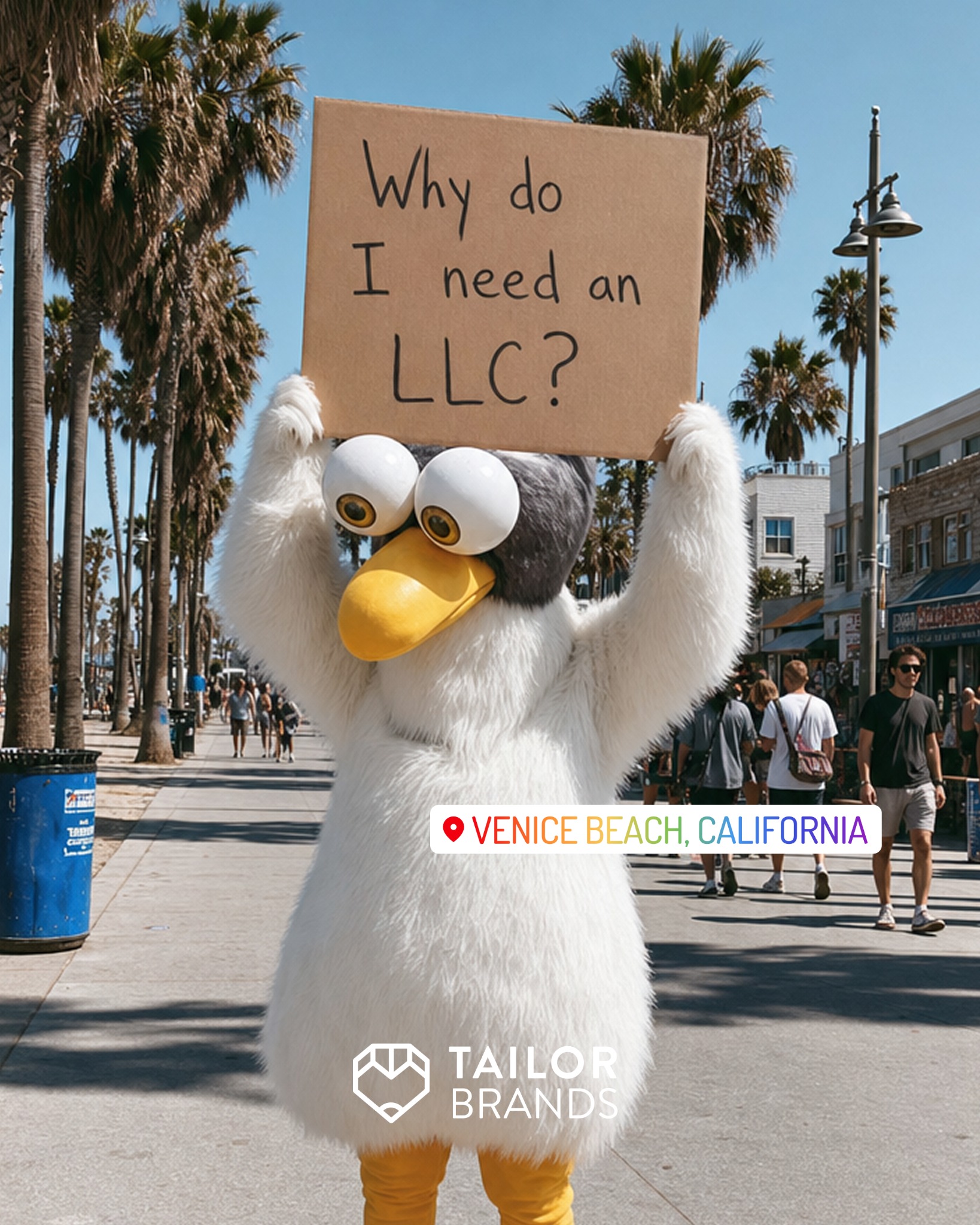 Tailor Brands Facebook ad