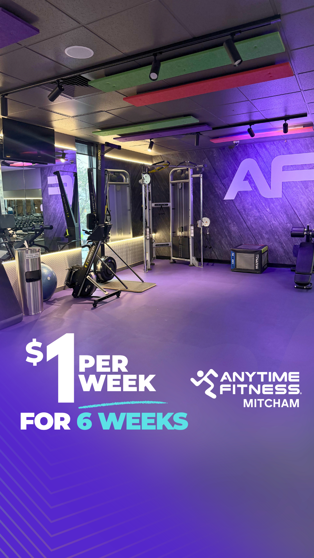 Anytime Fitness Facebook ad
