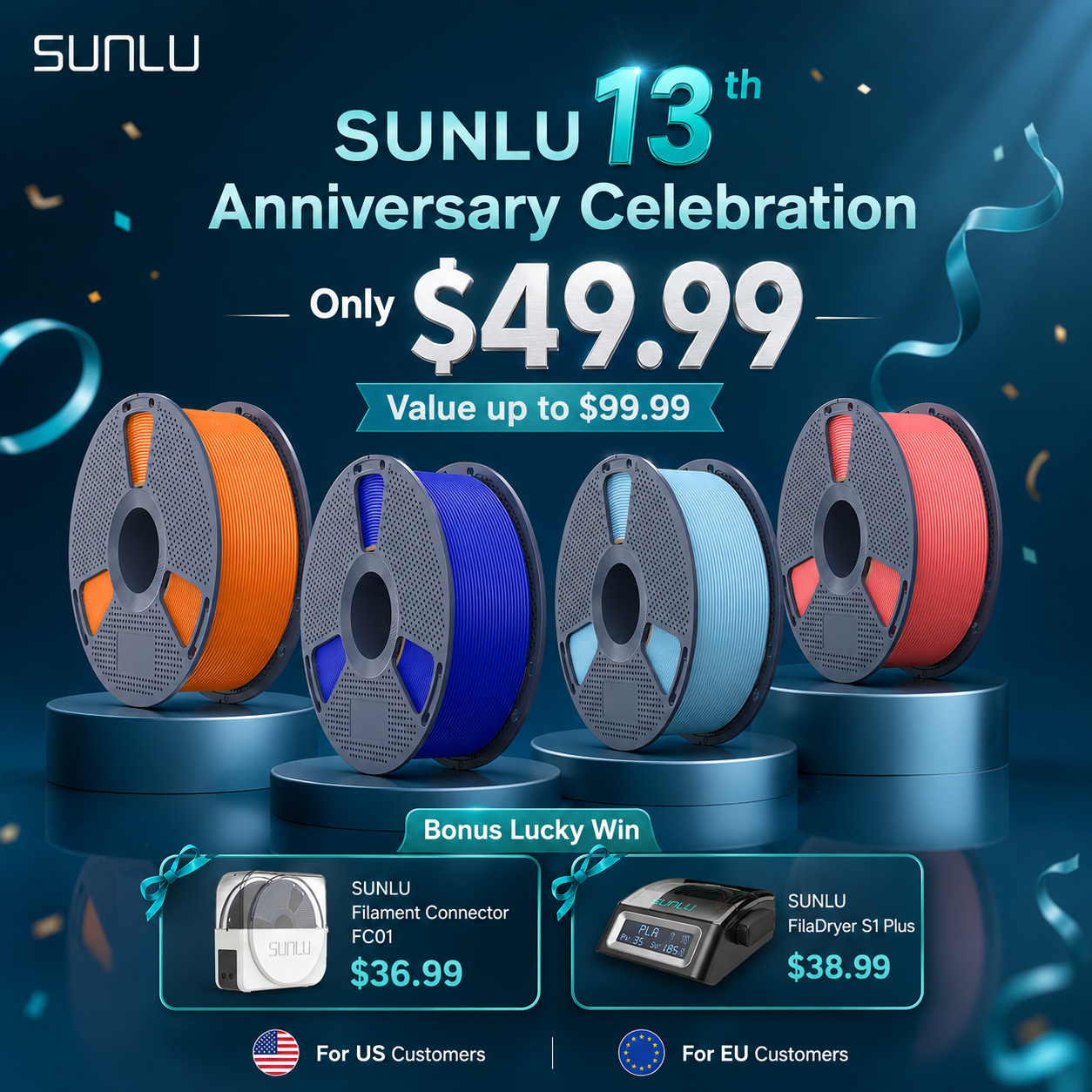 SUNLU 3D Facebook ad