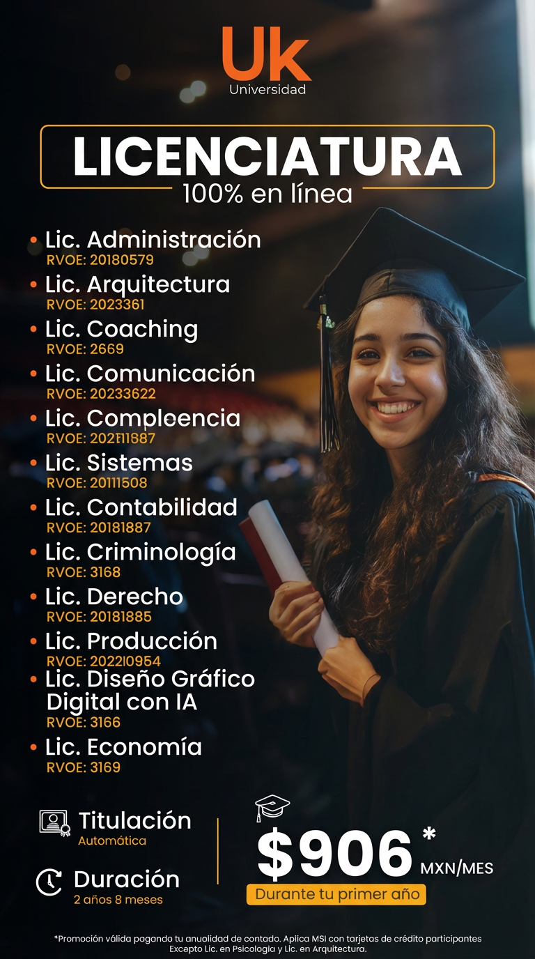 Universidad Uk México Facebook ad