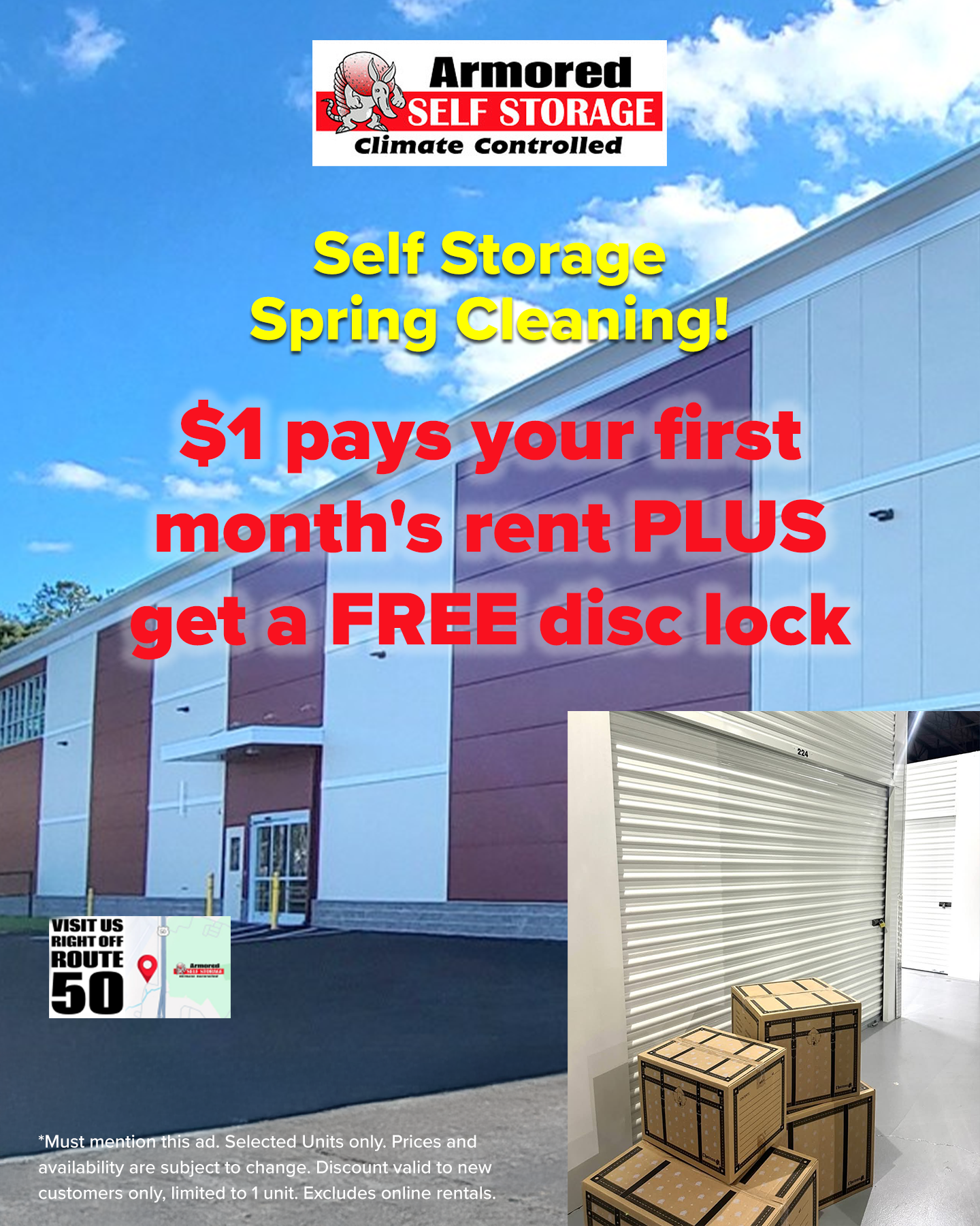 Armored Self Storage Facebook ad