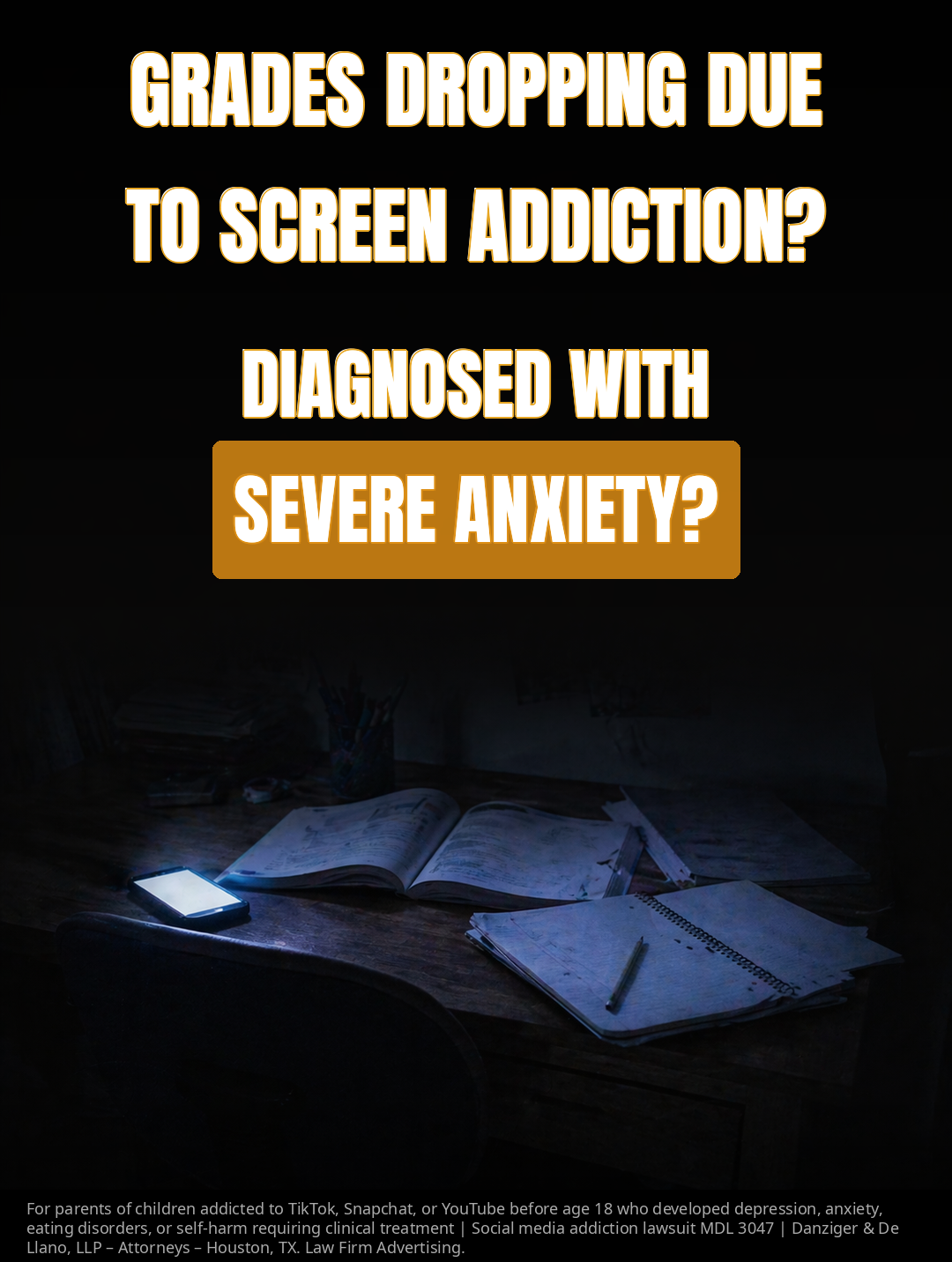 Social Media Addiction Claims Facebook ad: Did Social Media Cause Your Teen's Eating Disorder?