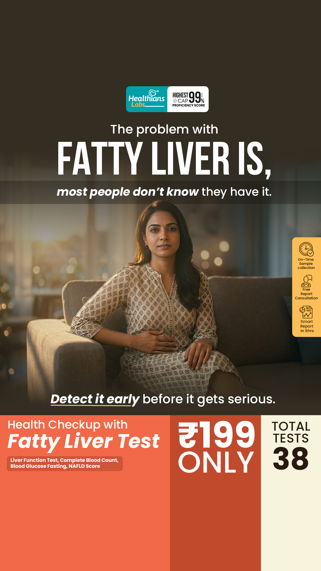 Healthians Facebook ad